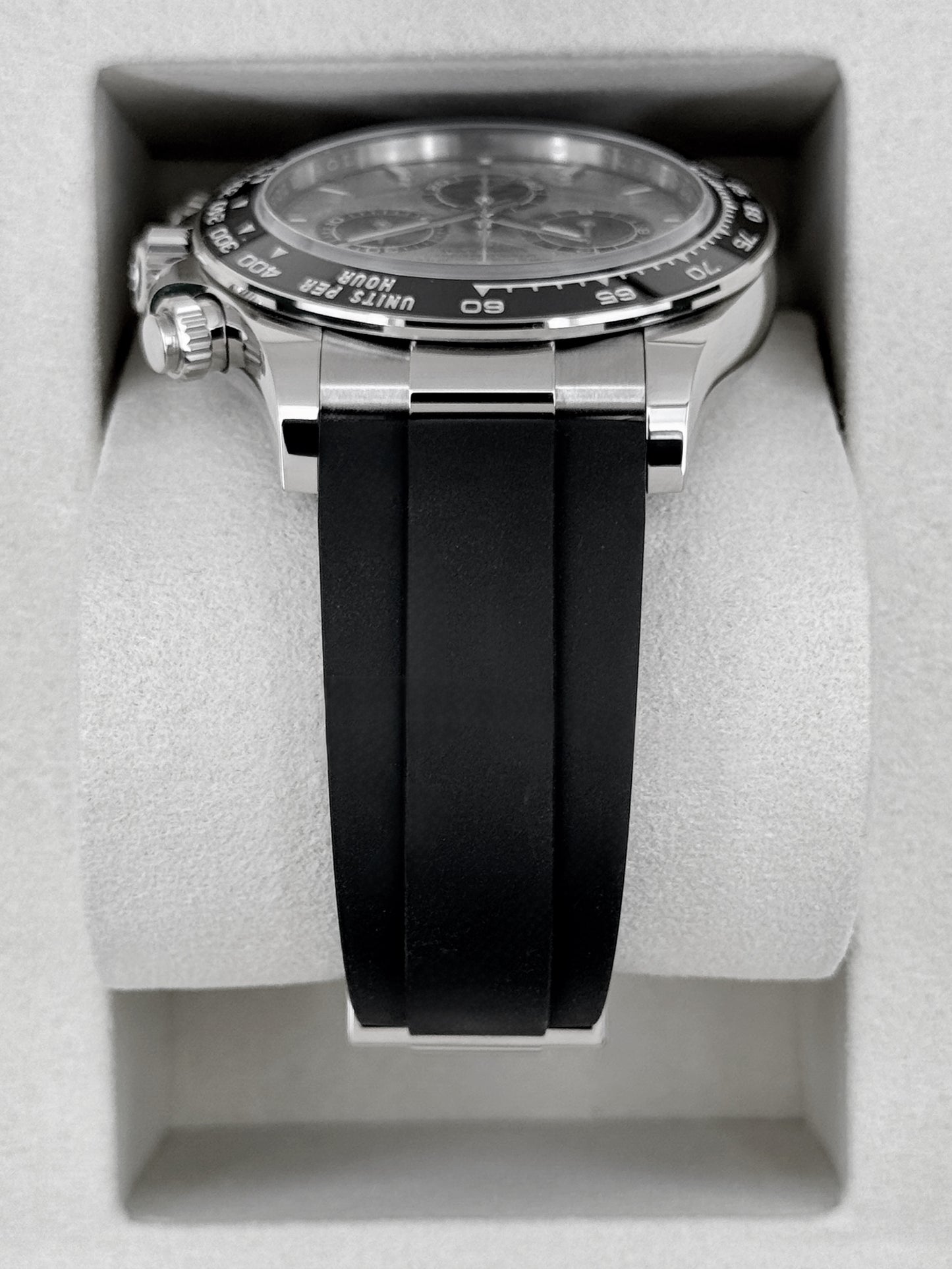 NEW 2026 Rolex Daytona 40mm 126519LN White Gold Oysterflex Silver Ghost Dial (NEW CARD STYLE)