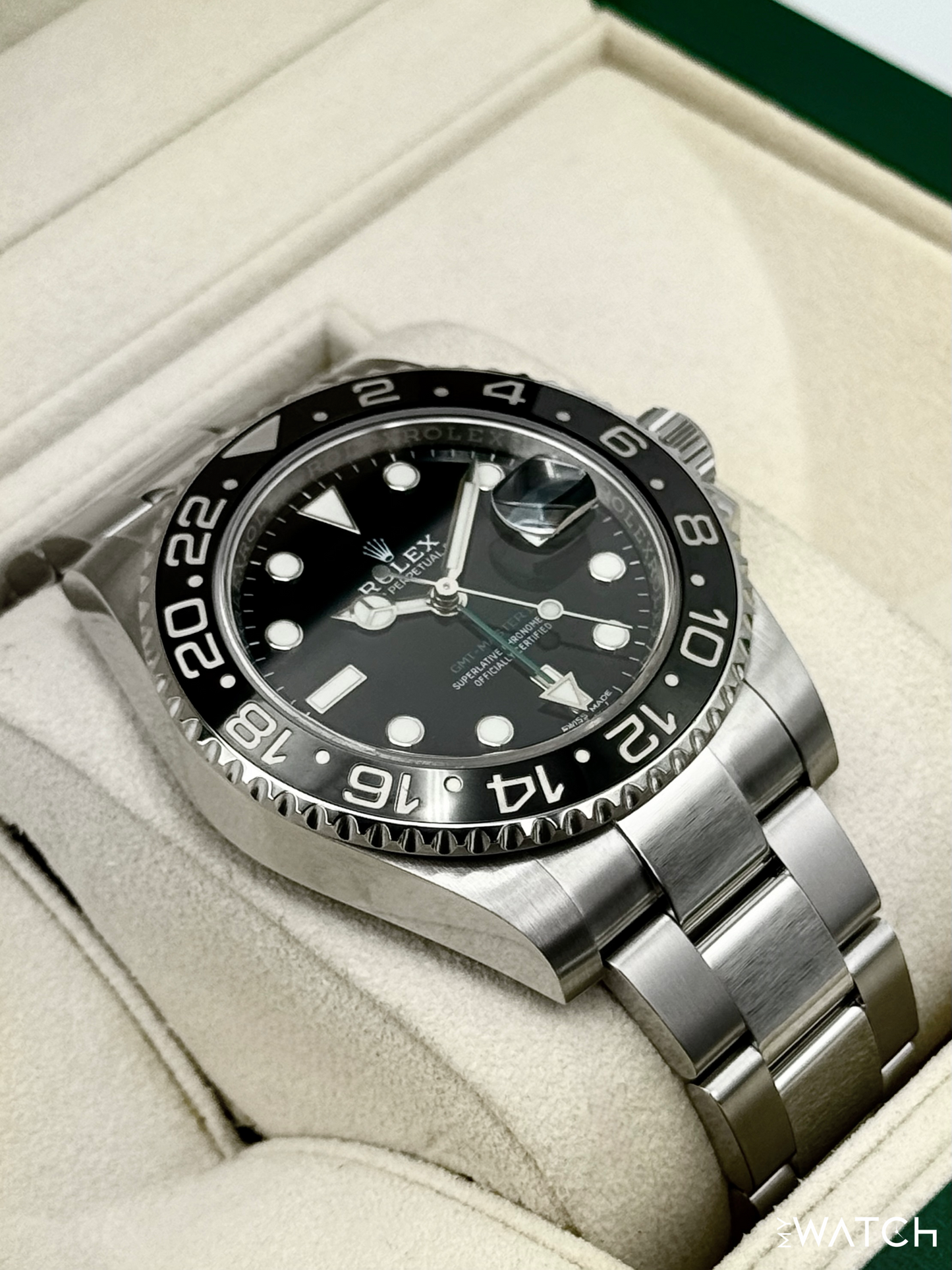 2018 Rolex GMT-Master II 40mm 116710LN Stainless Steel Black Dial - MyWatchLLC