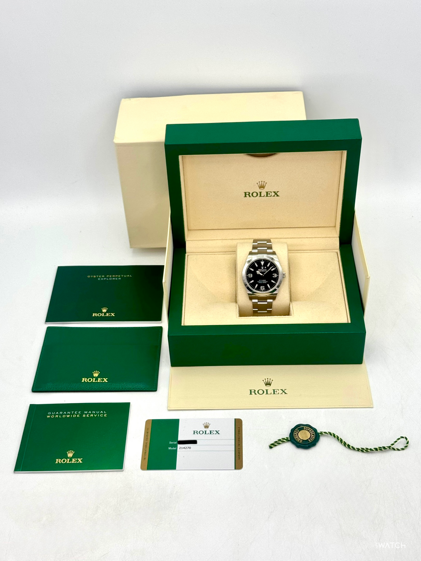 2019 Rolex Explorer 39mm 214270 Stainless Steel Black Dial - MyWatchLLC