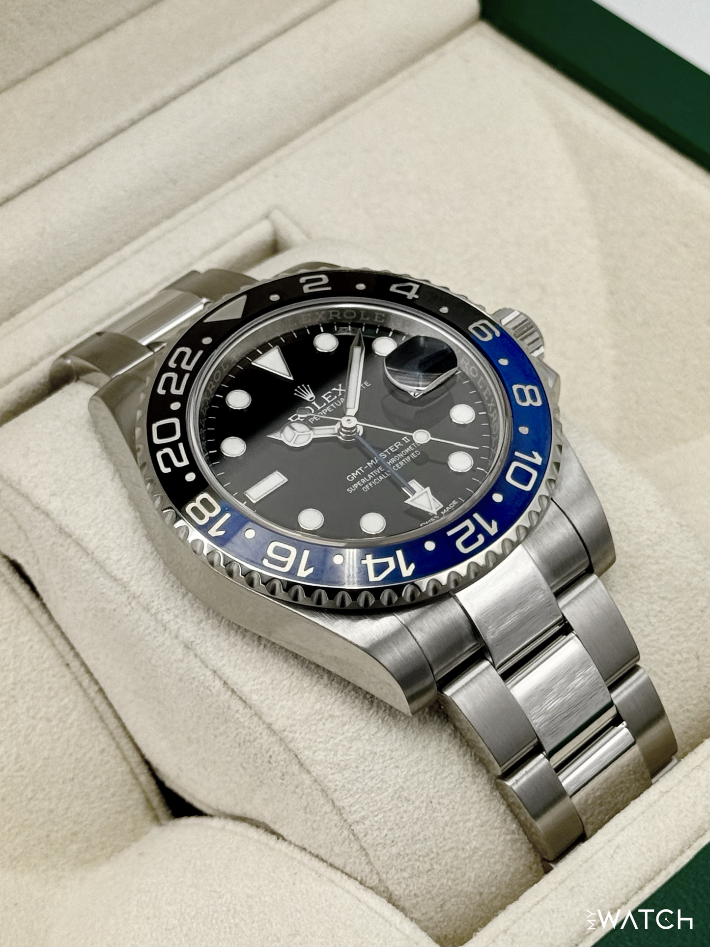 2014 Rolex GMT-Master II "Batman" 40mm 116710BLNR Oyster - MyWatchLLC
