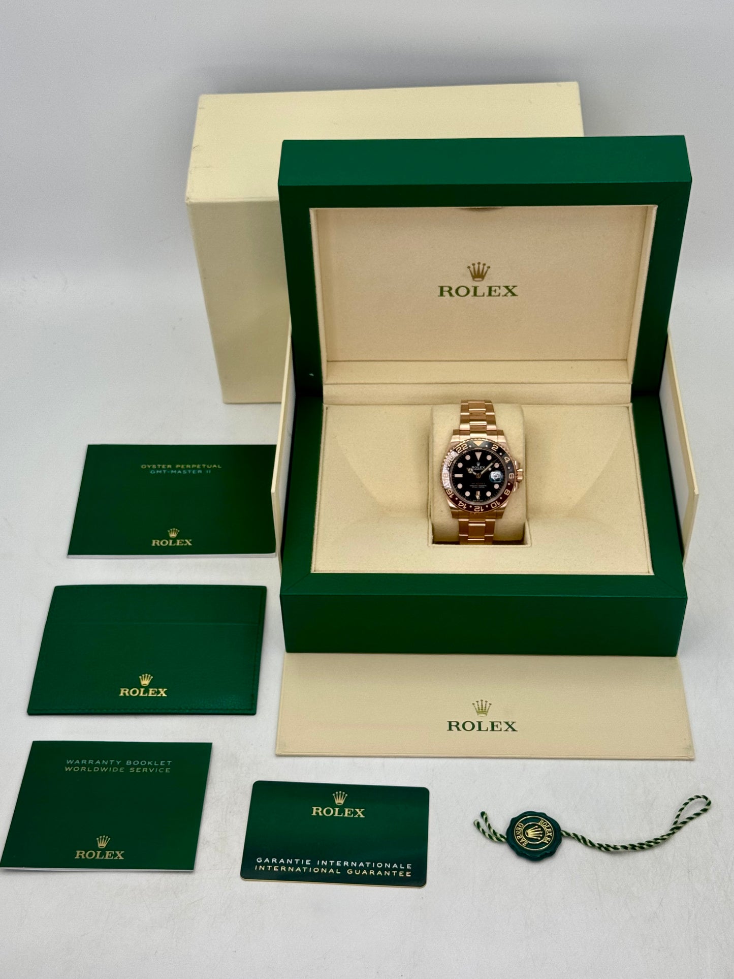2022 Rolex GMT-Master II "Rootbeer" 40mm 126715CHNR Rose Gold