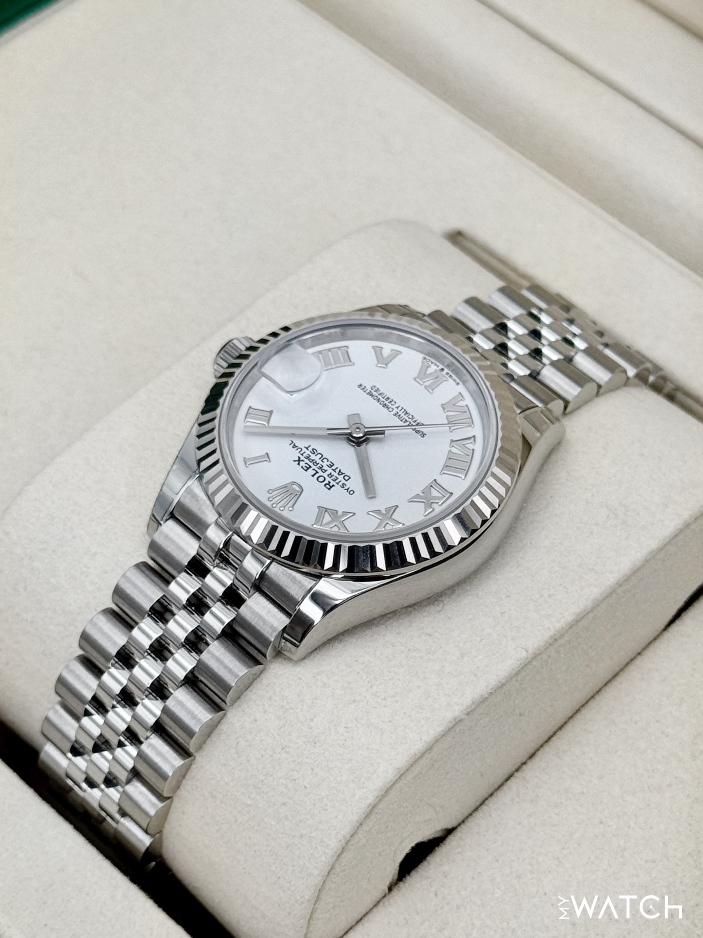 NEW 2025 Rolex Datejust 31mm 278274 Stainless Steel Jubilee White Dial
