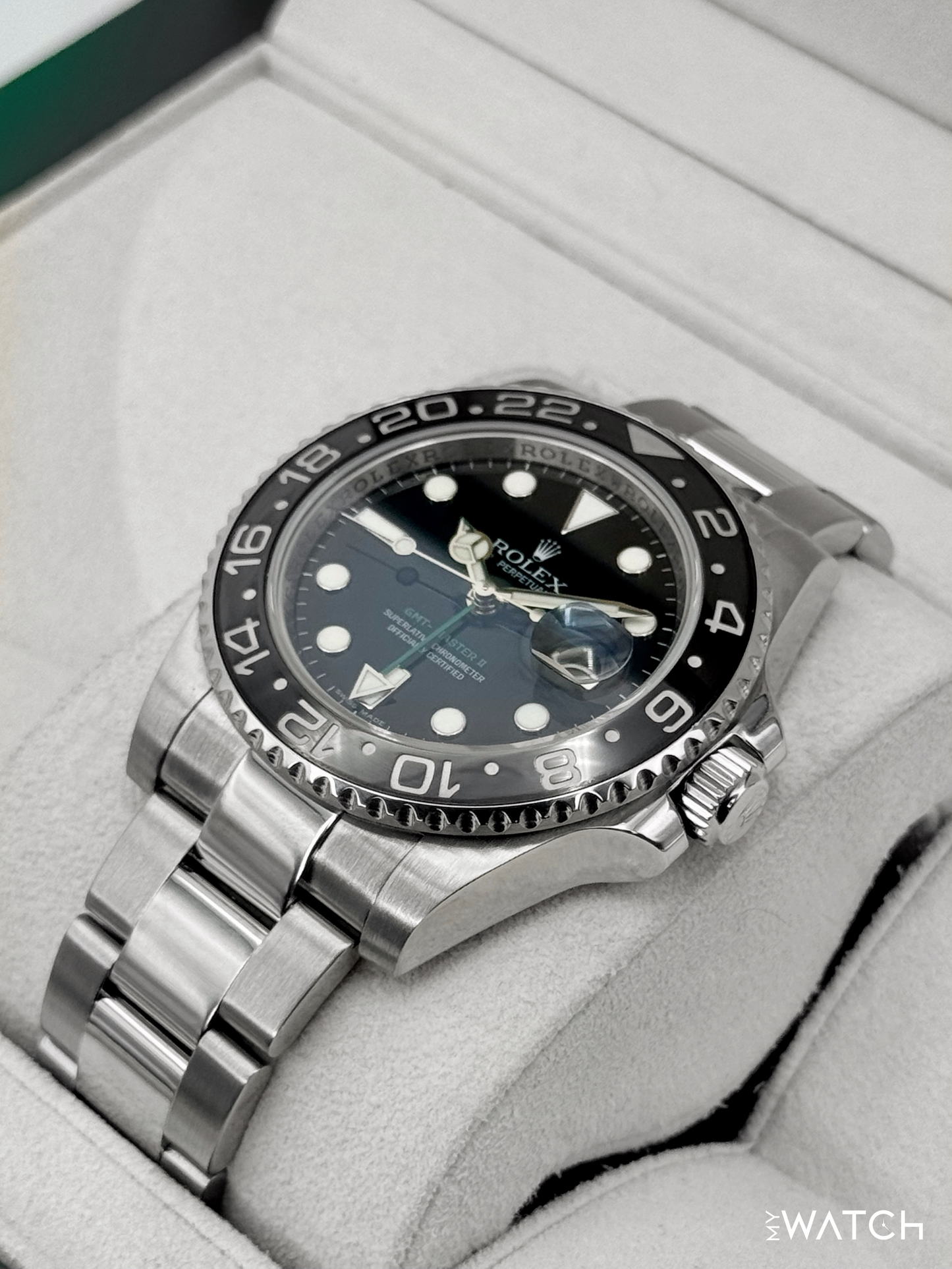 2007 Rolex GMT-Master II 40mm 116710LN Stainless Steel Black Dial - MyWatchLLC