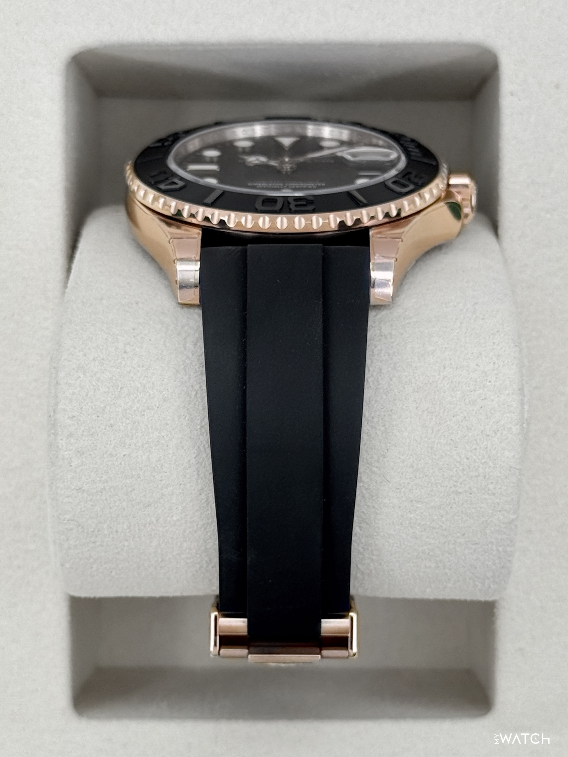 NEW 2026 Rolex Yacht-Master 37mm 268655 Rose Gold Black Dial (STICKERED) - MyWatchLLC