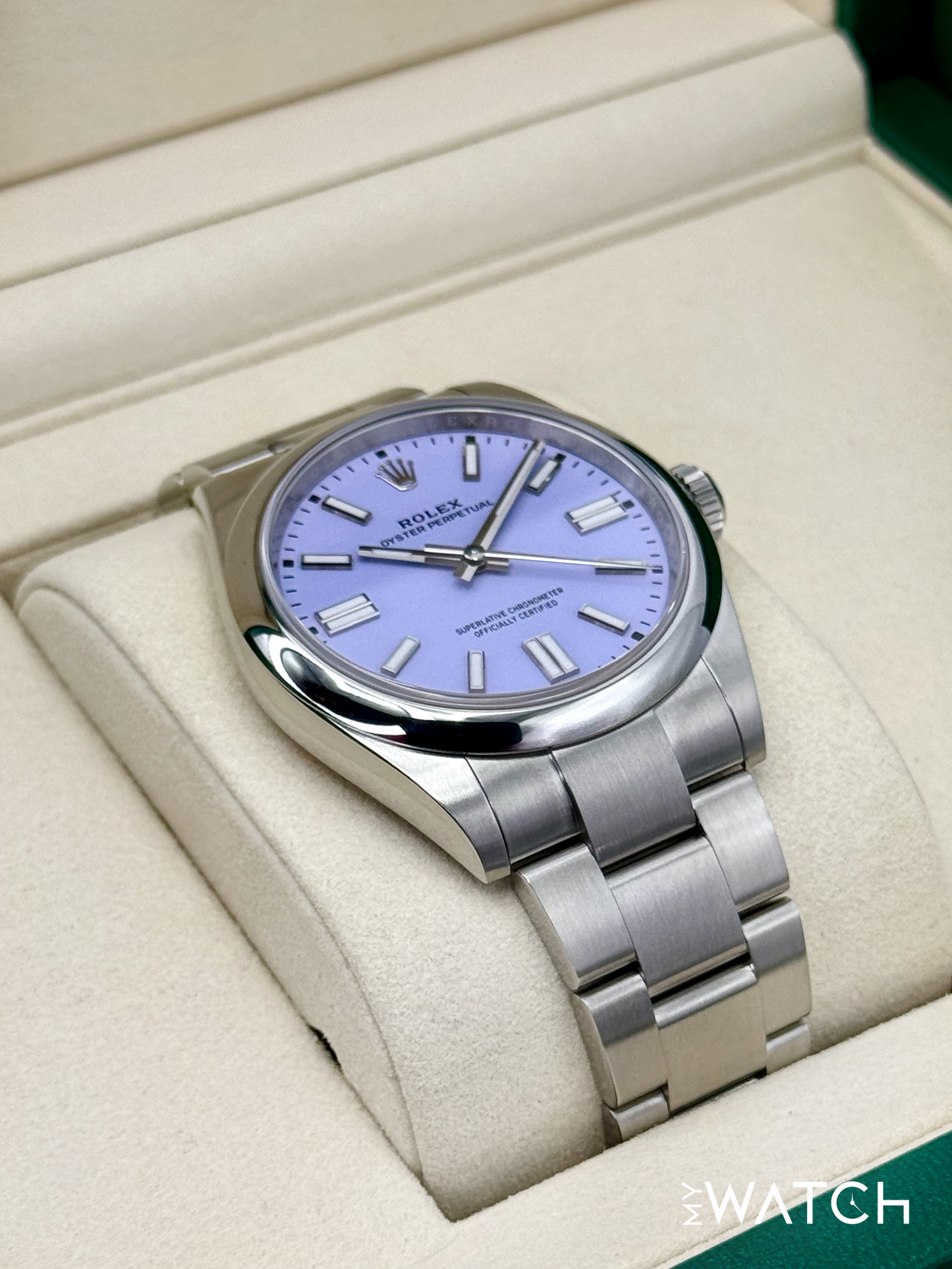NEW 2025 Rolex Oyster Perpetual 41mm 134300 Lavender Dial (STICKERED)