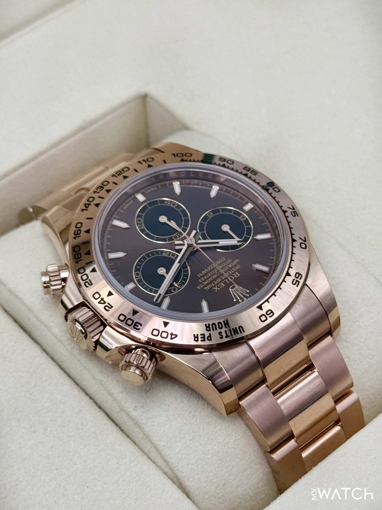 2025 Rolex Daytona 40mm 126505 Rose Gold Chocolate Dial