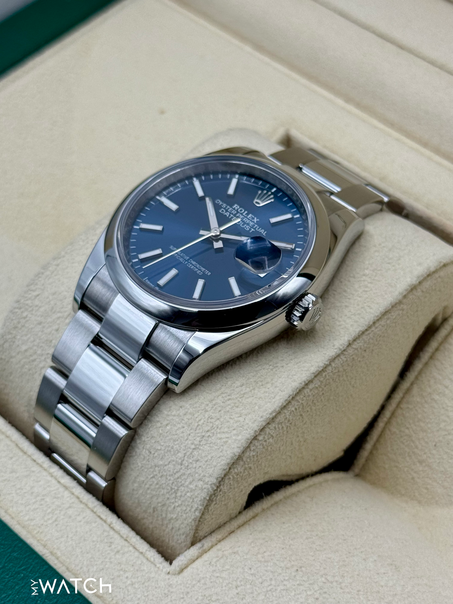 2024 Rolex Datejust 36mm 126200 Oyster Blue Dial