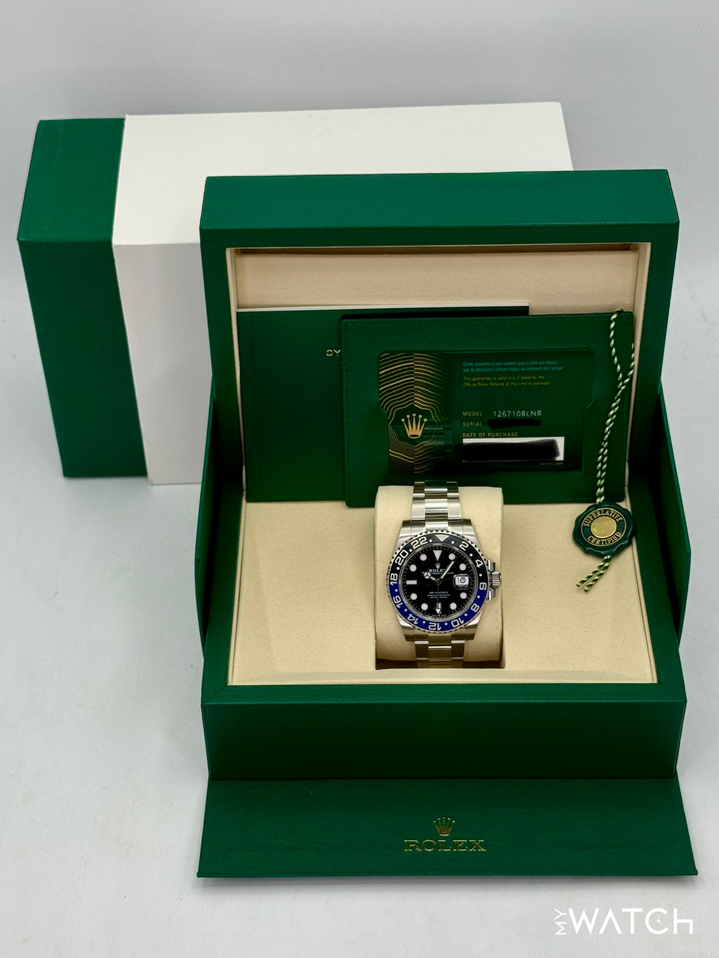 NEW 2025 Rolex GMT-Master II "Batman" 40mm 126710BLNR Oyster