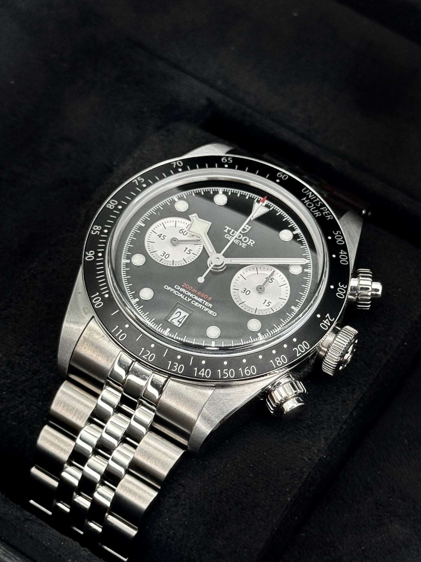 2025 Tudor Black Bay Chrono "Reverse Panda" 41mm 79360N Stainless Steel Black Dial
