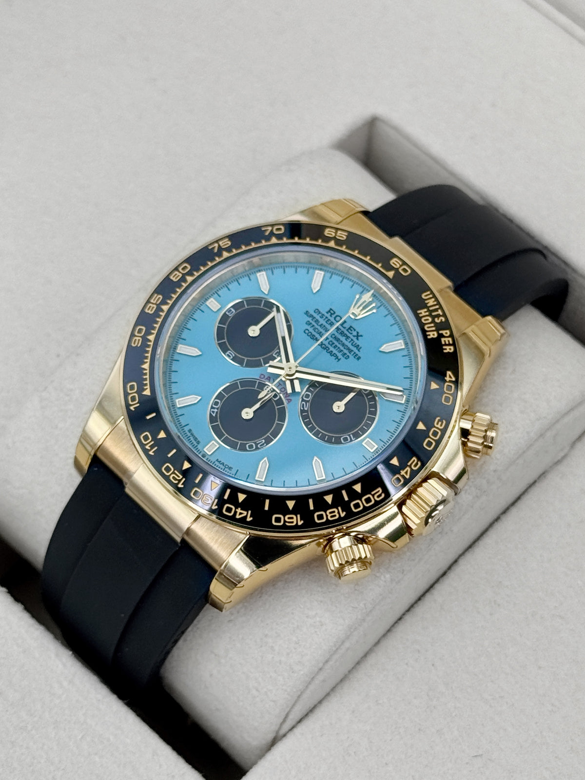 NEW 2026 Rolex Daytona 40mm 126518LN Oysterflex Turquoise Tiffany Blue Dial (NEW CARD STYLE)