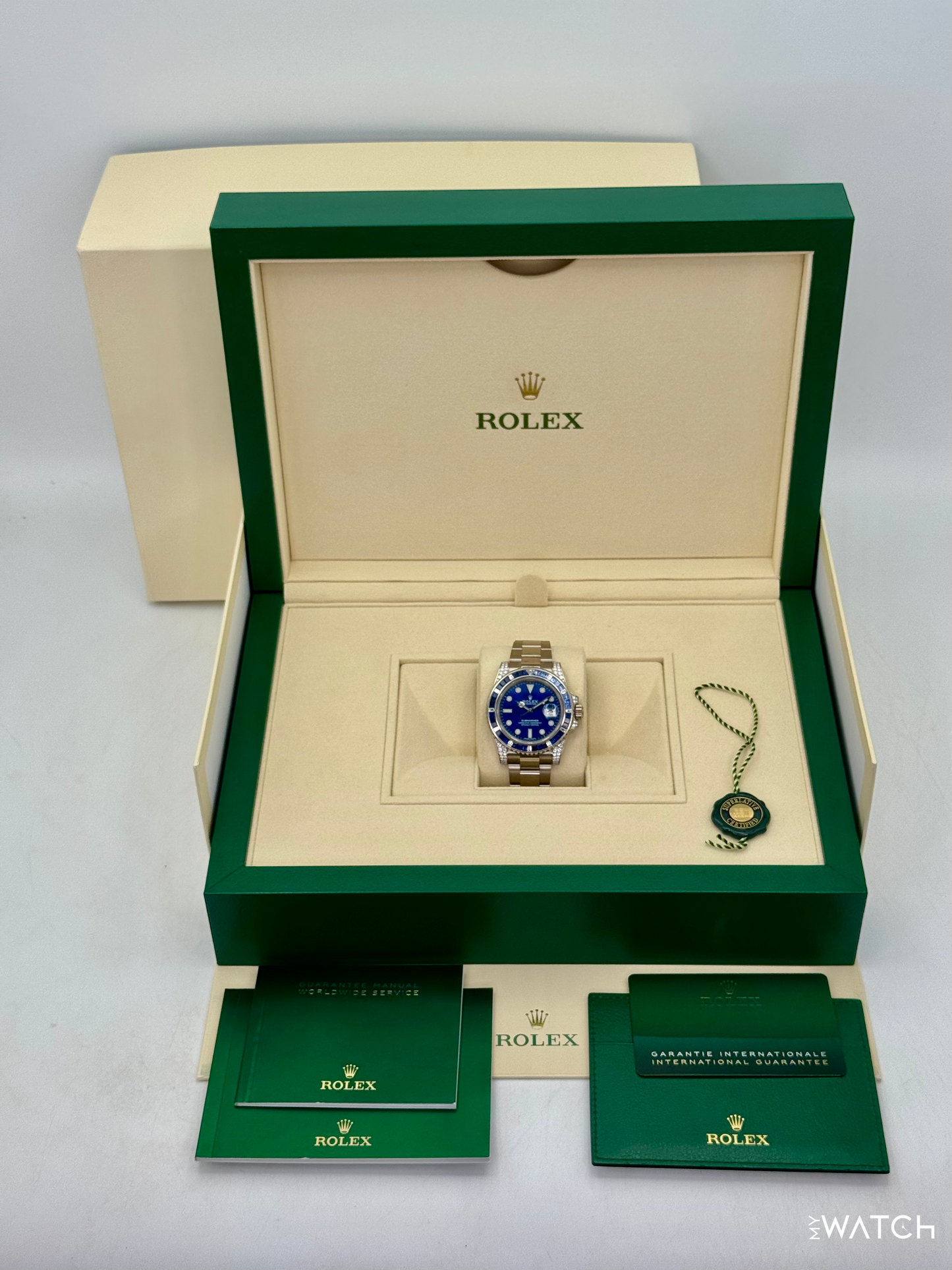 2020 Rolex Submariner 40mm 116659SABR White Gold Blue Dial
