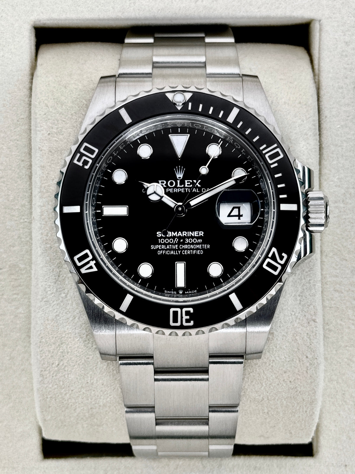 2025 Rolex Submariner 41mm 126610LN Stainless Steel Black Dial