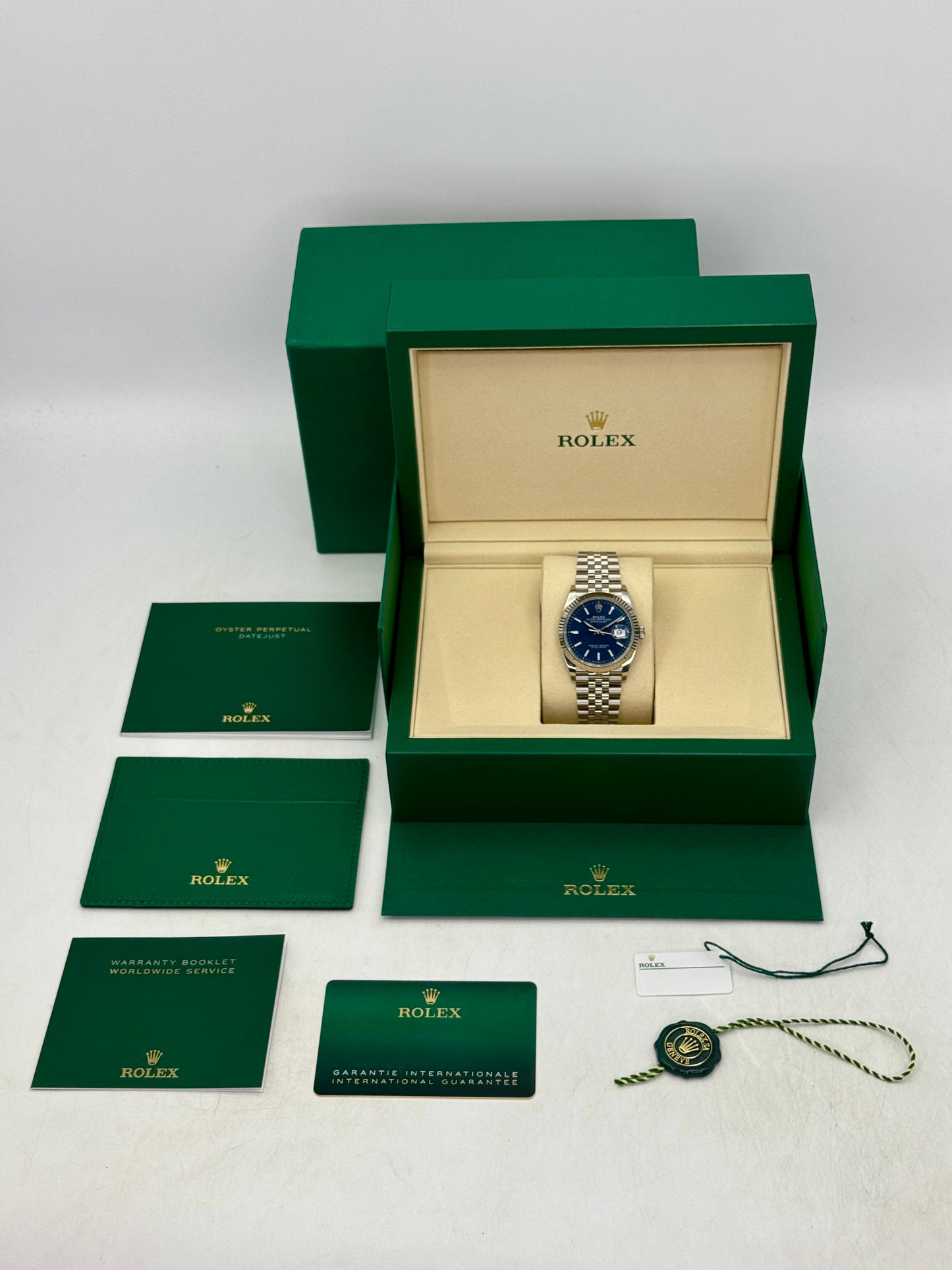 2026 Rolex Datejust 36mm 126234 Stainless Steel Jubilee Blue Dial