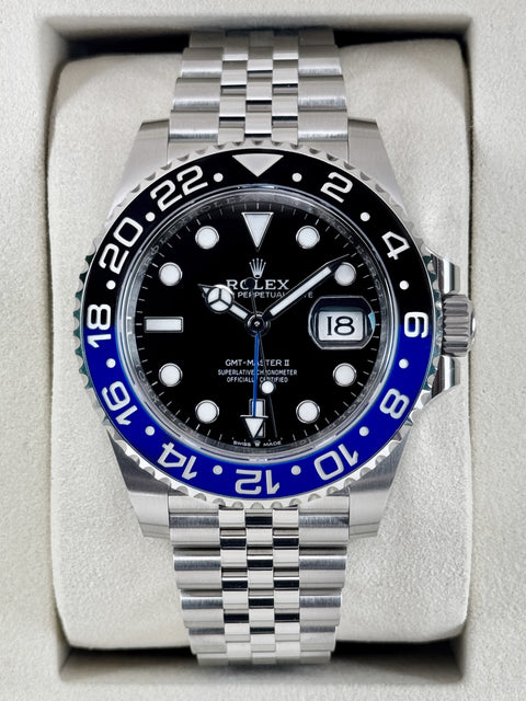 NEW 2026 Rolex GMT-Master II Batgirl 40mm 126710BLNR Jubilee (NEW STYLE CARD)