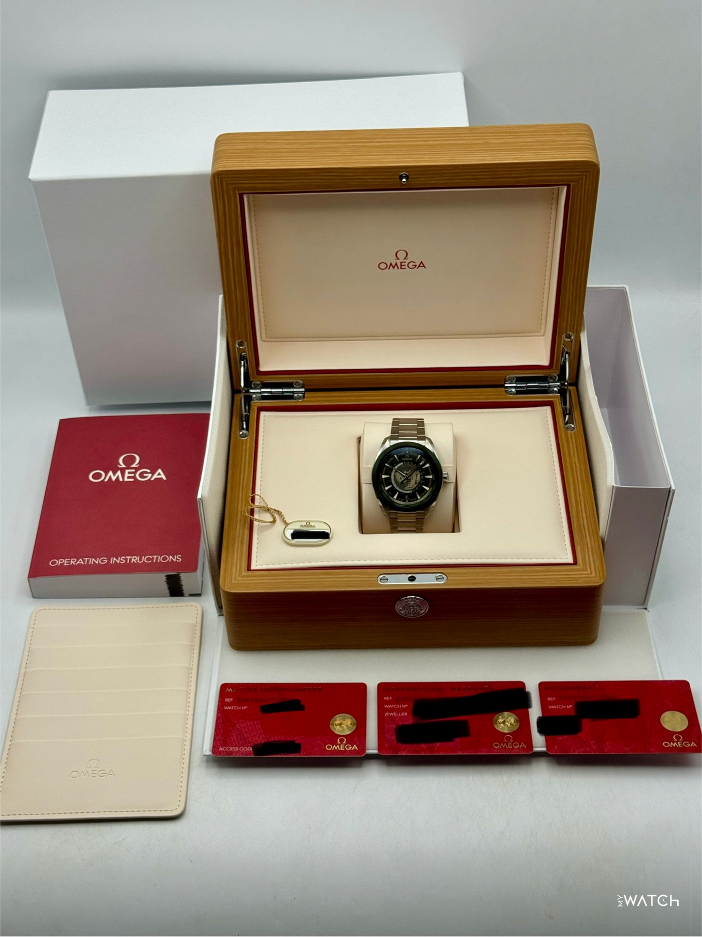 2025 Omega Terra Co-axial Master Chrono GMT 43mm 220.30.43.22.10.001 Green Dial