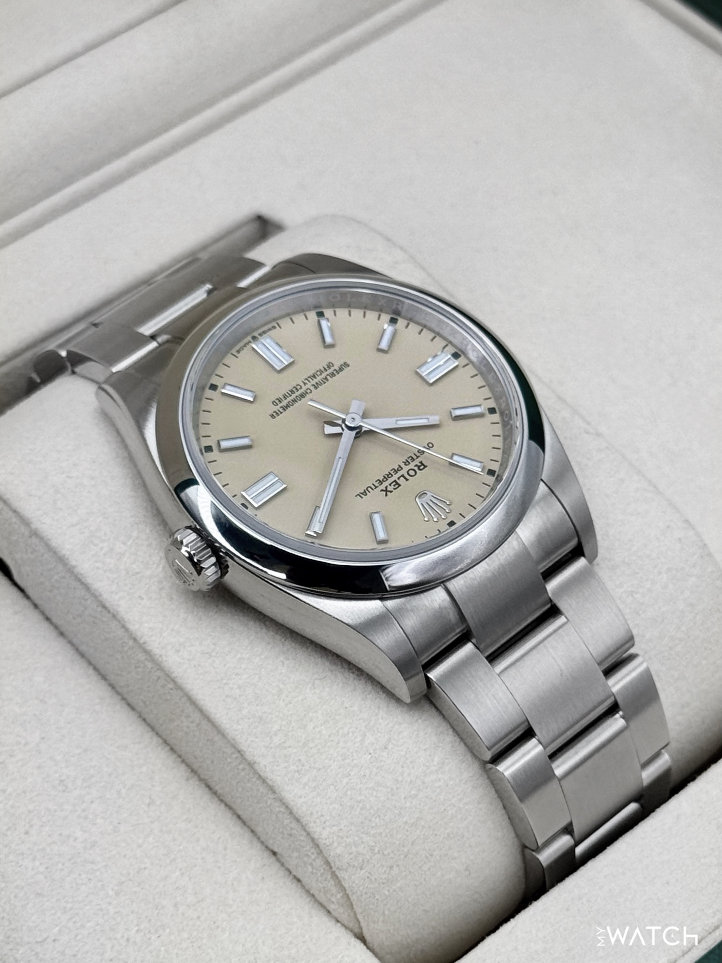 2025 Rolex Oyster Perpetual 36mm 126000 Beige Dial