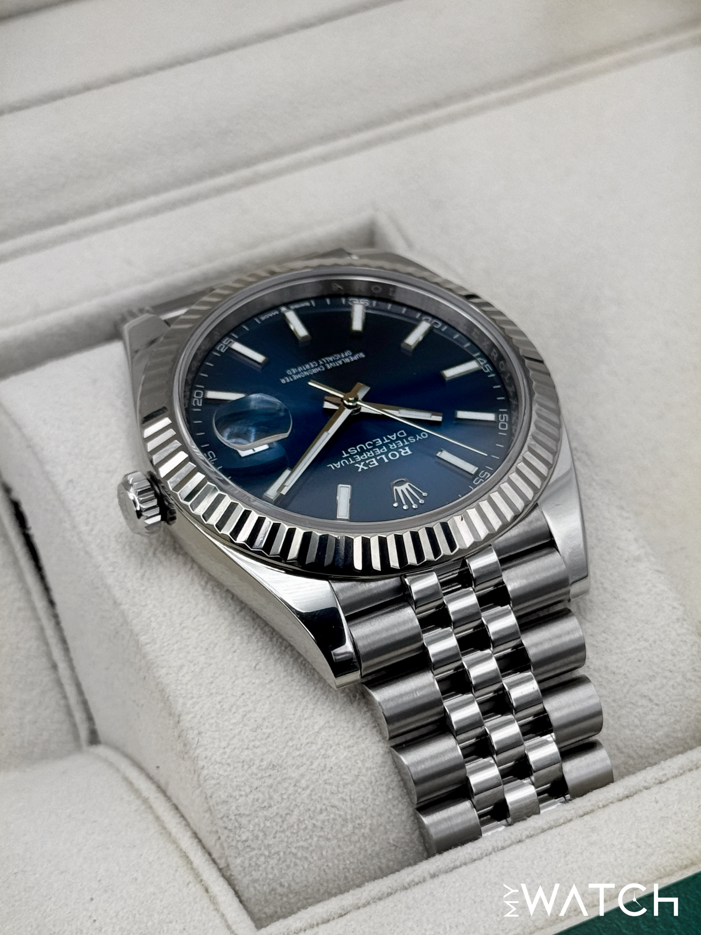 2023 Rolex Datejust 41mm 126334 Stainless Steel Jubilee Blue Dial