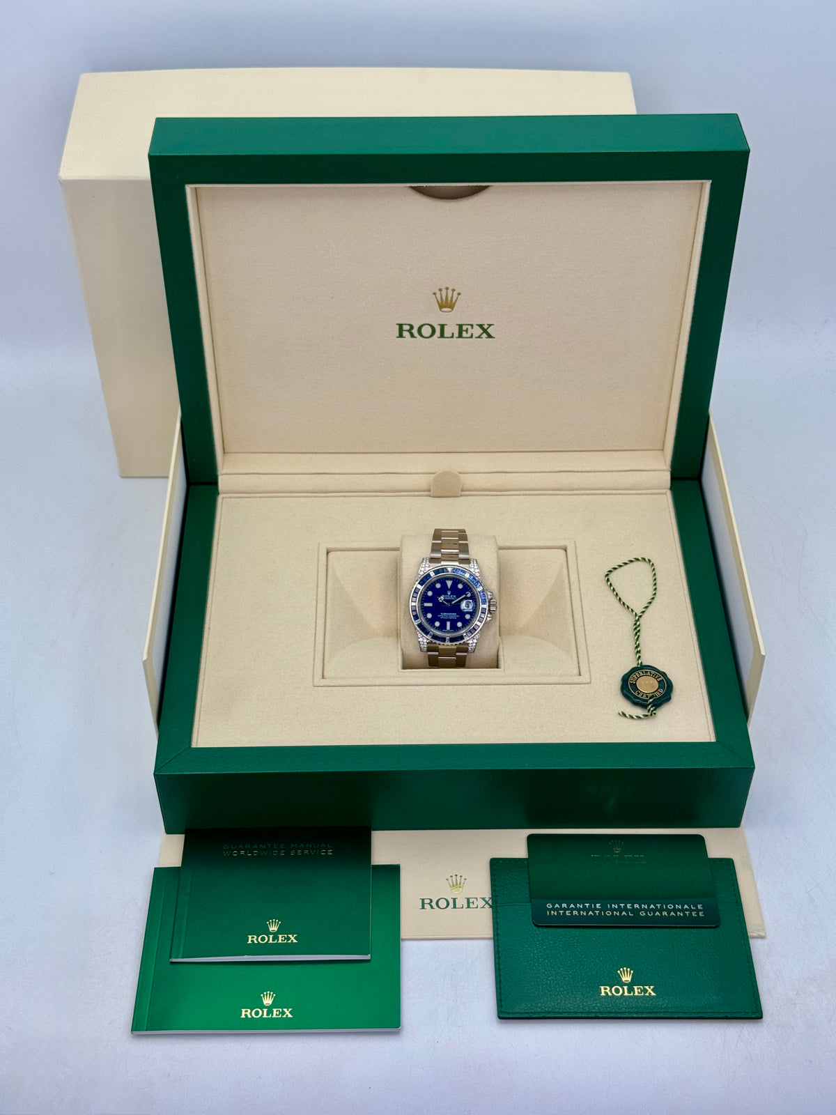 2020 Rolex Submariner 40mm 116659SABR White Gold Blue Dial