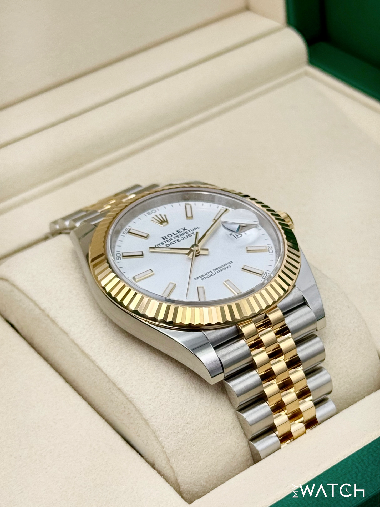 NEW 2025 Rolex Datejust 41mm 126333 Two-Tone Jubilee White Dial