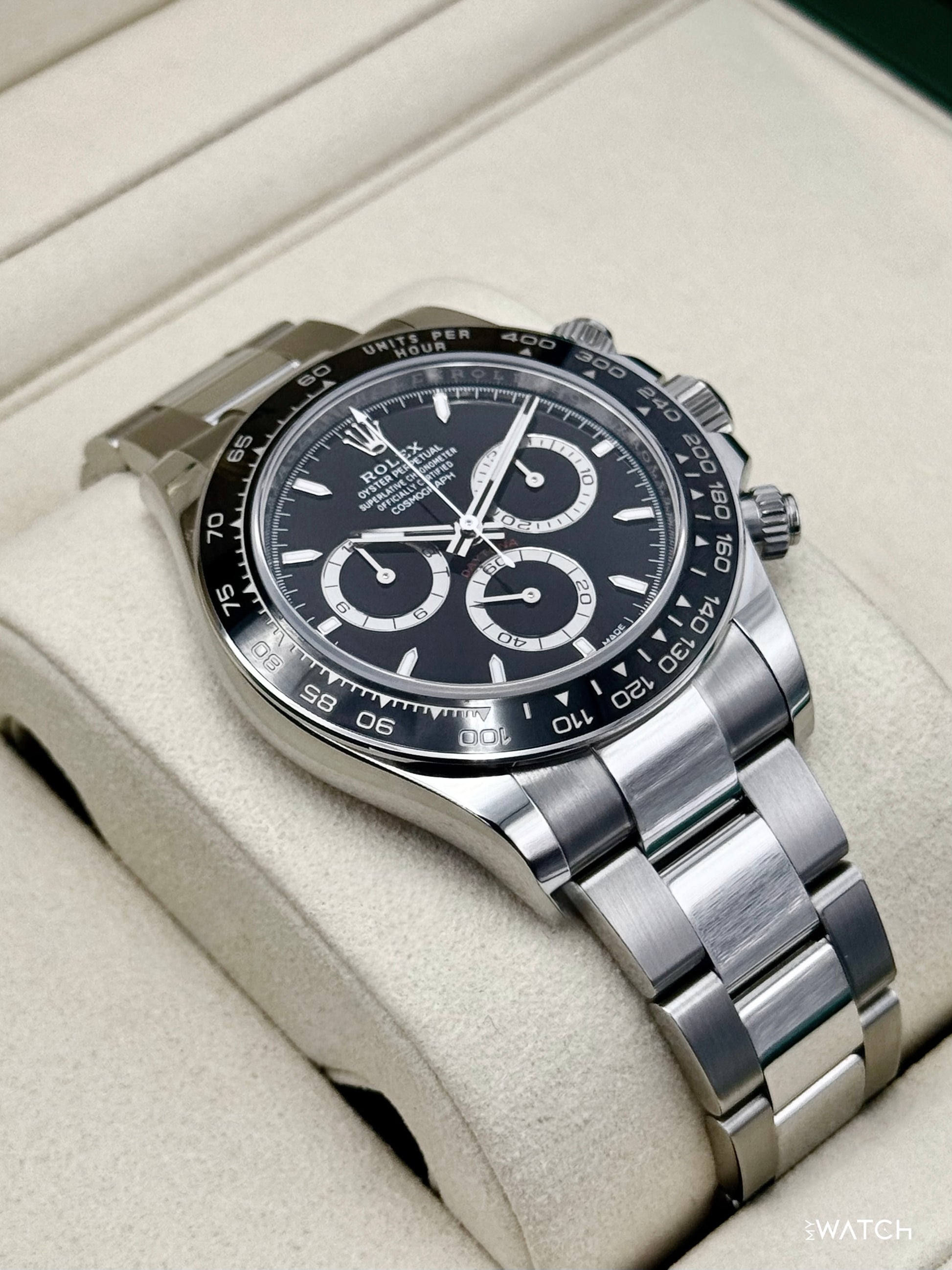 2025 Rolex Daytona 40mm 126500LN Stainless Steel Black Dial - MyWatchLLC