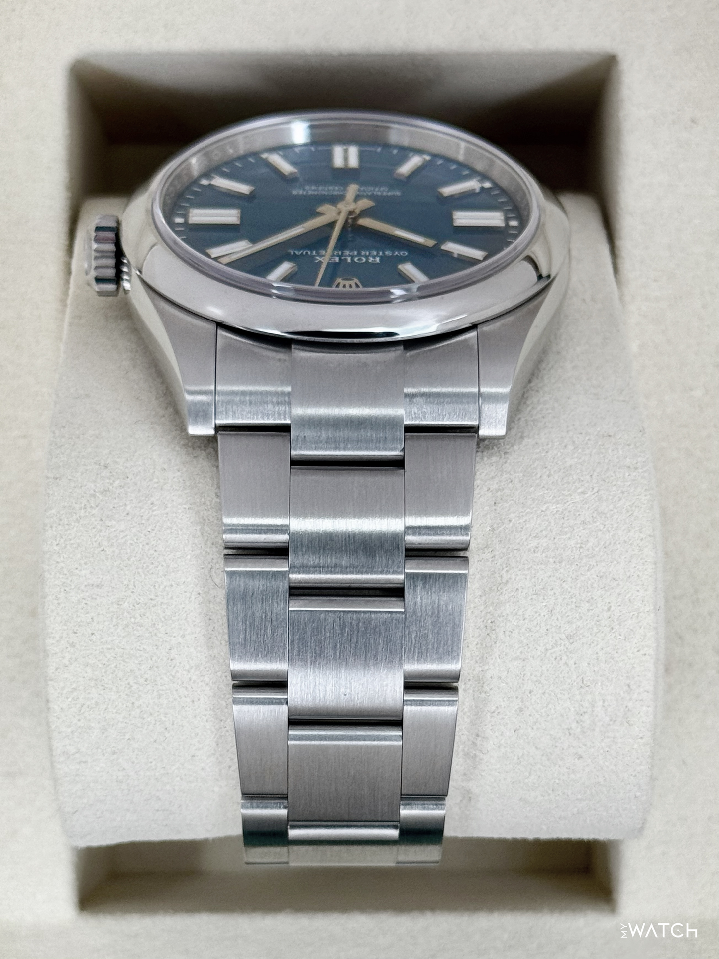 NEW 2026 Rolex Oyster Perpetual 41mm 134300 Med Blue Dial - MyWatchLLC
