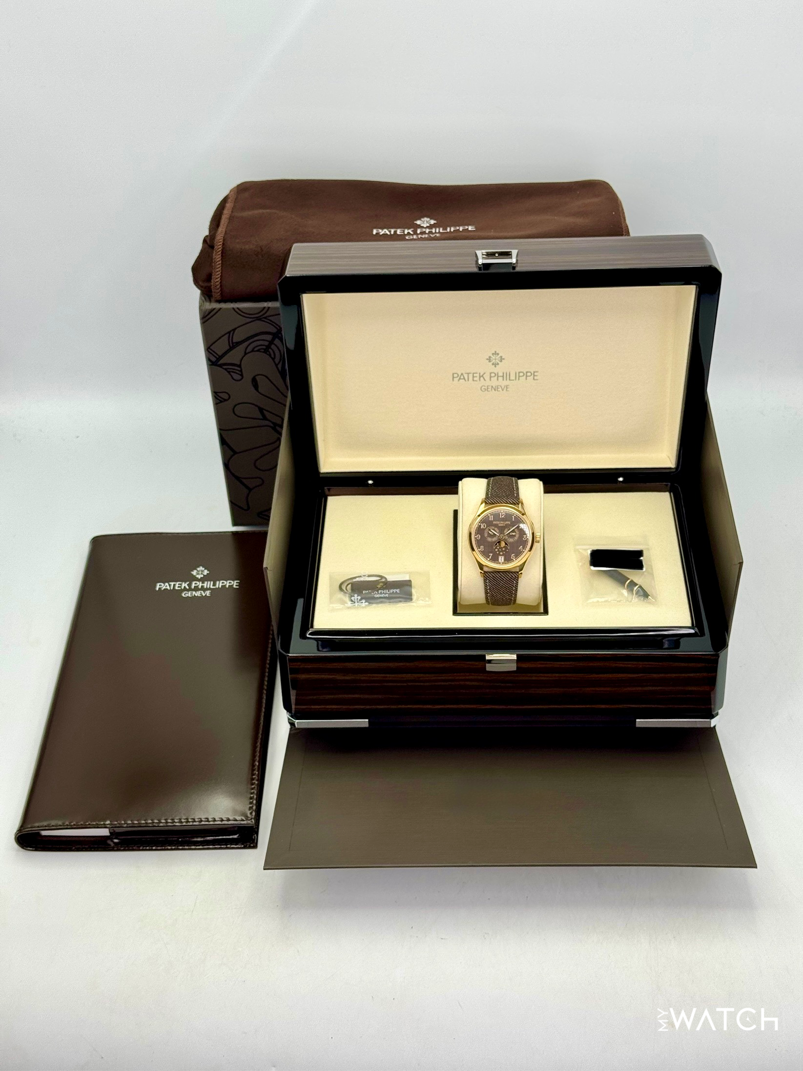 NEW 2026 Patek Philippe Annual Calendar 39mm 4946R Rose Gold Brown Dial - MyWatchLLC