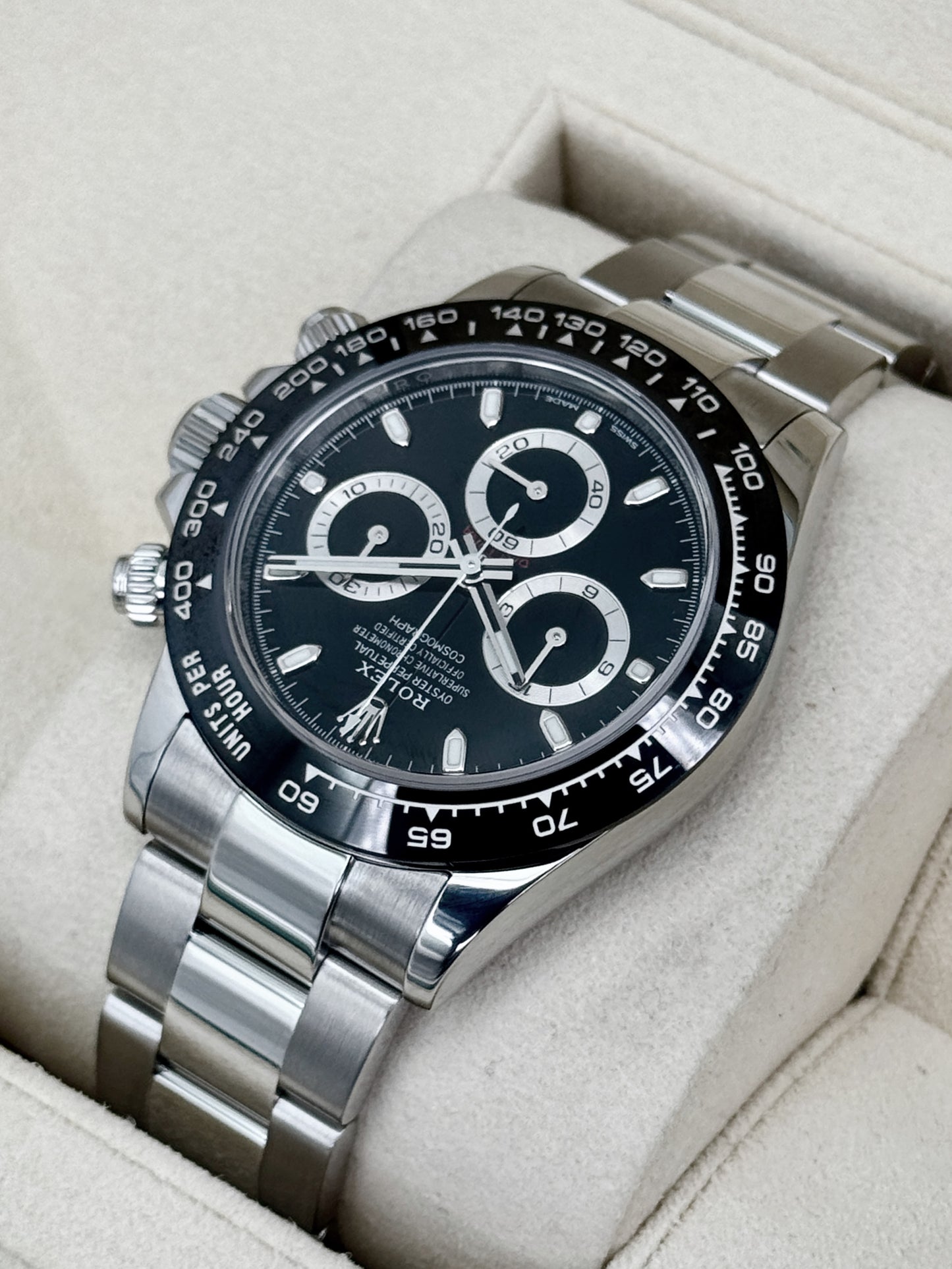 2023 Rolex Daytona 40mm 116500LN Stainless Steel Black Dial