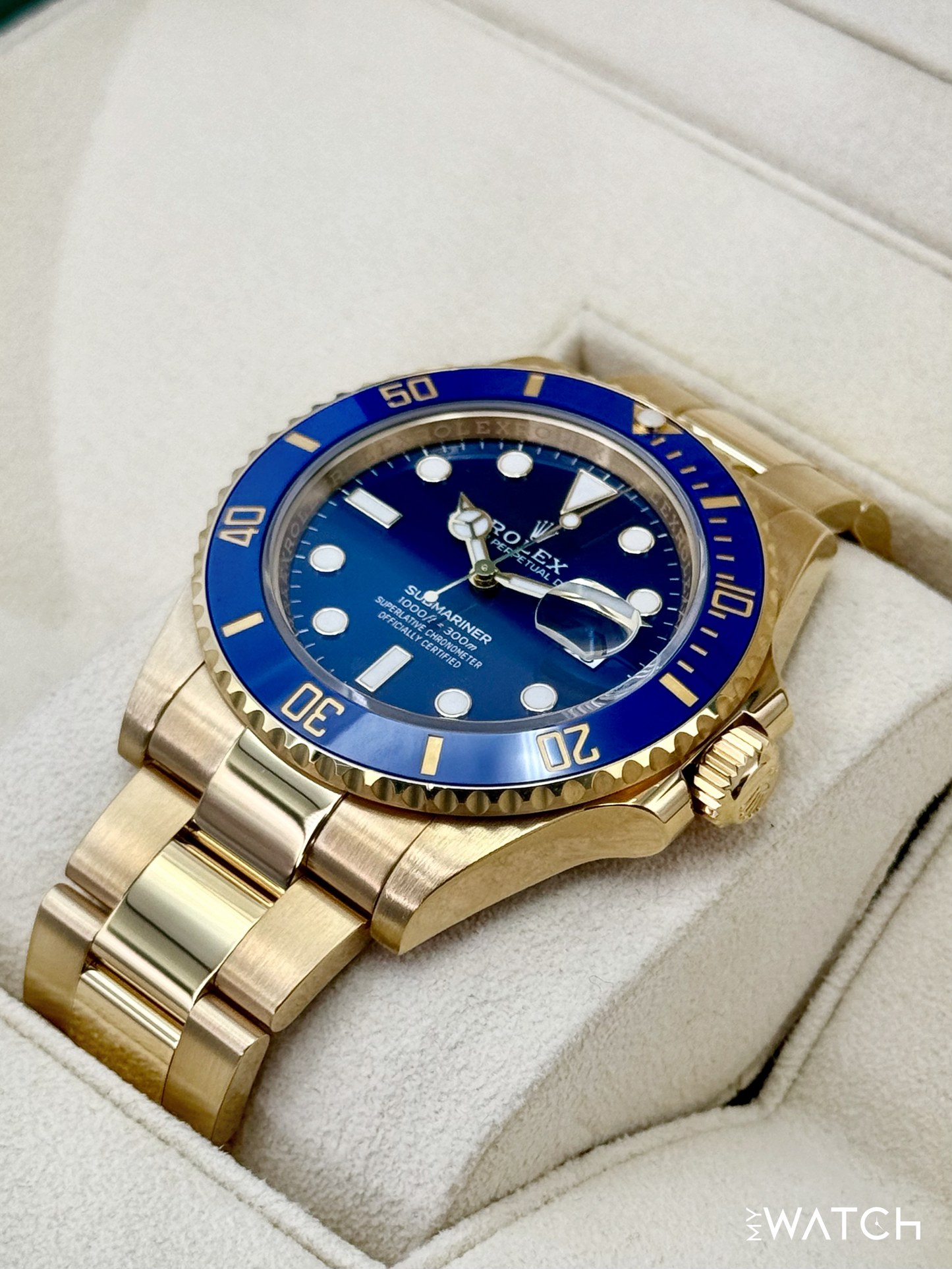 2024 Rolex Submariner "Bluesy" 41mm 126618LB Yellow Gold Blue Dial