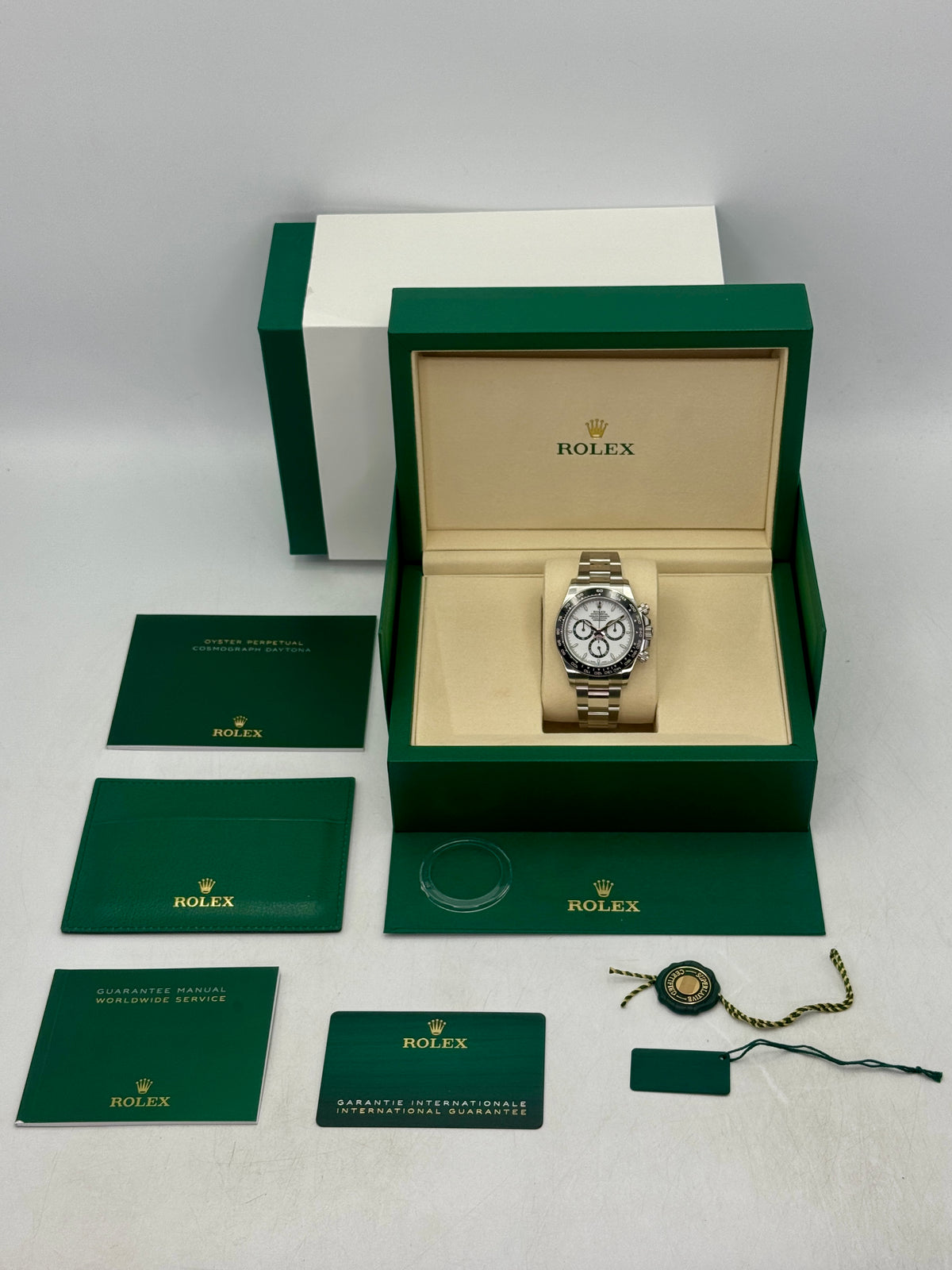 NEW 2026 Rolex Daytona 40mm 126500LN Stainless Steel Panda Dial (NEW STYLE CARD)