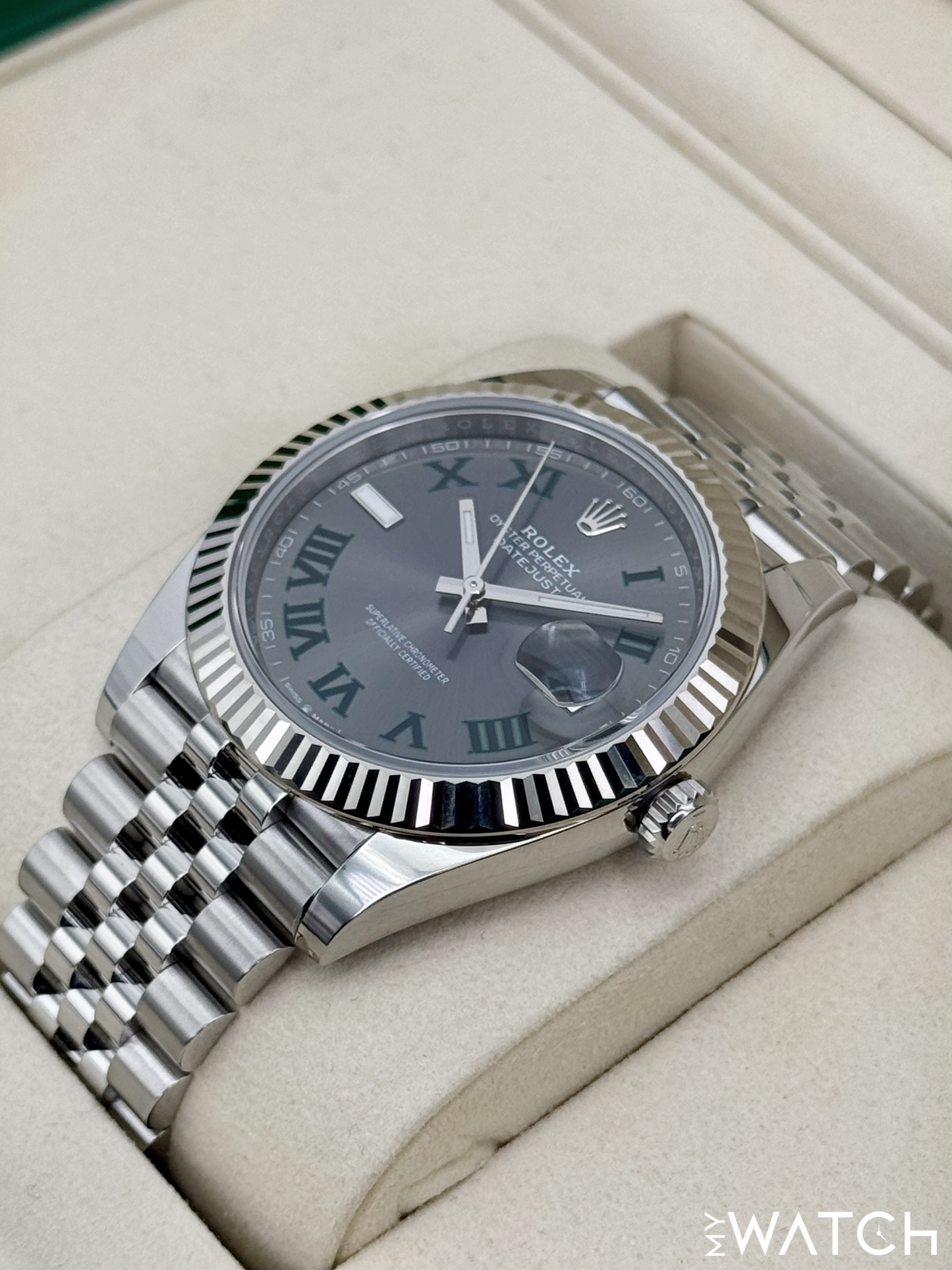 NEW 2025 Rolex Datejust 41mm 126334 Jubilee Wimbledon Dial