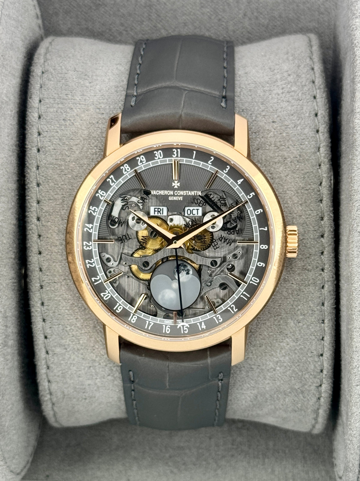 NEW 2026 Vacheron Constantin Traditionnelle 41mm 4020T Pink Gold Skeletonized Dial