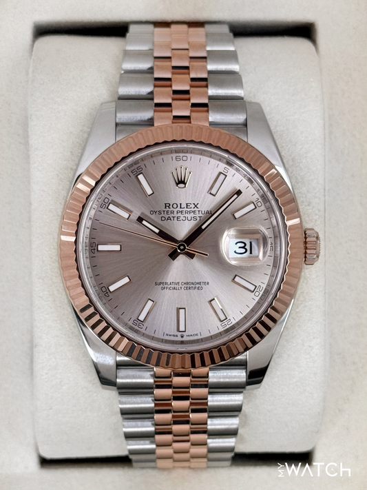 2025 Rolex Datejust 41mm 126331 Two-Tone Jubilee Sundust Dial
