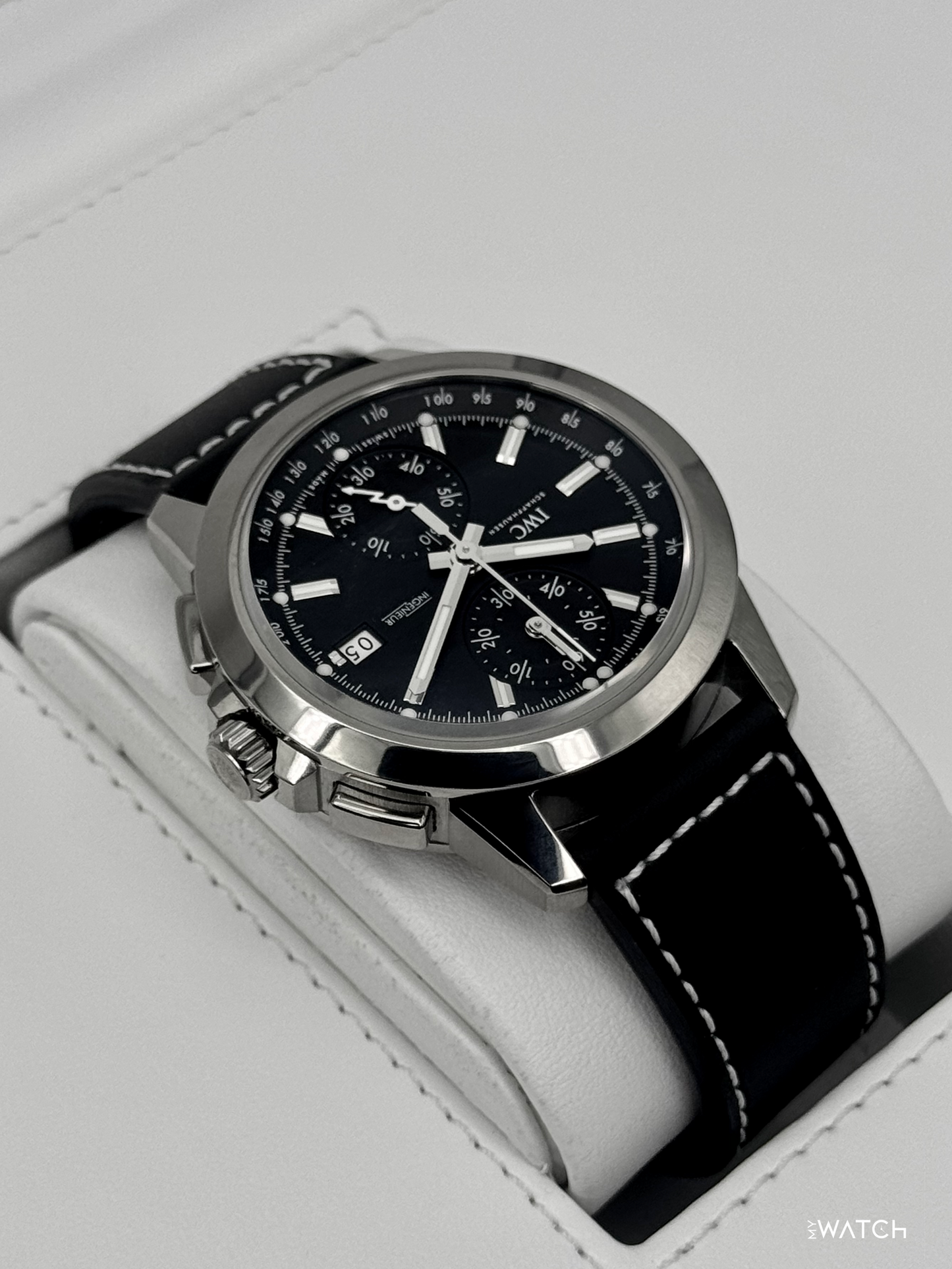 2018 IWC Ingenieur Chronograph Sport 44mm IW380901 Stainless Steel Black Dial