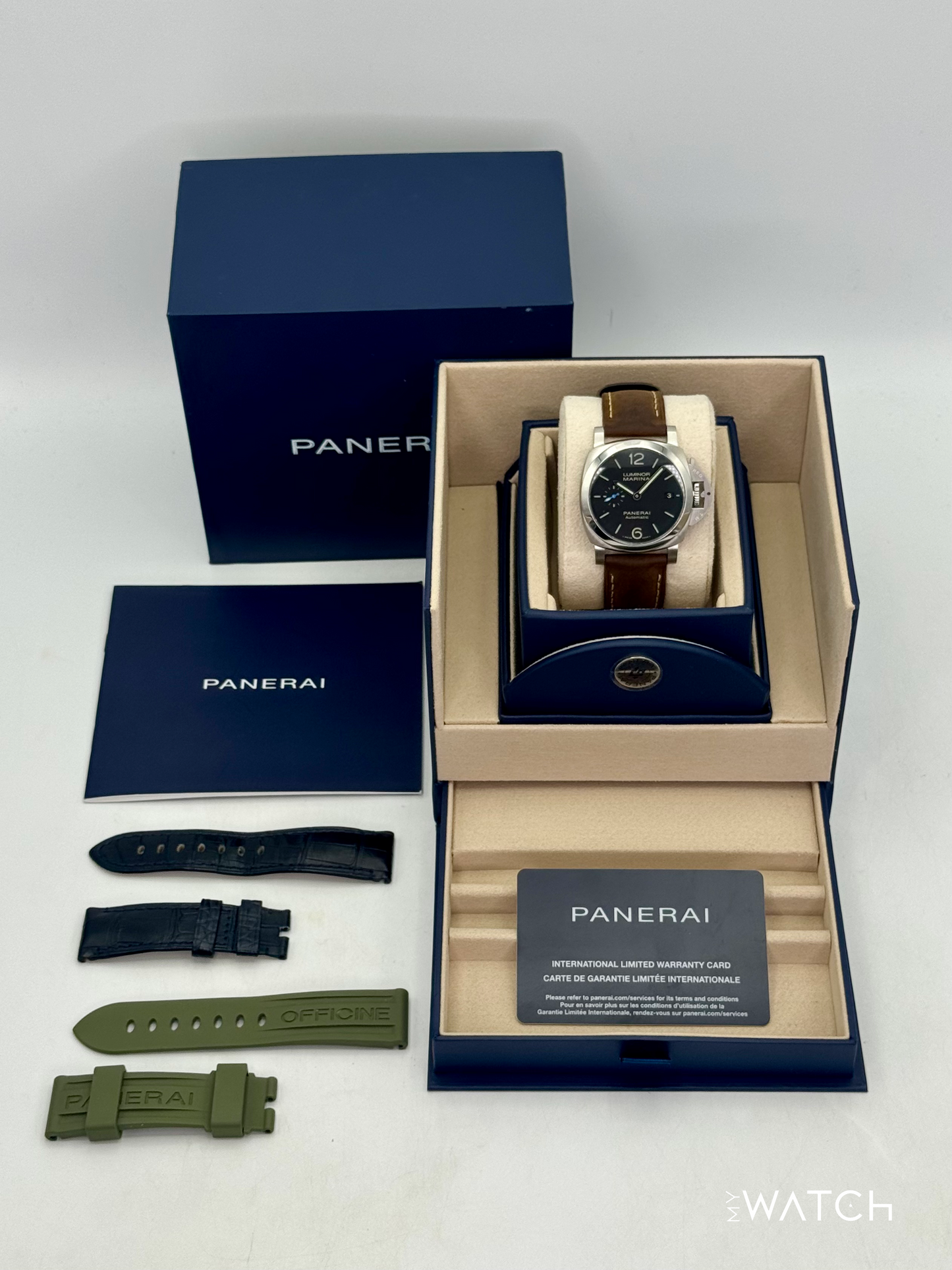 2024 Panerai Luminor Quaranta 40mm PAM01372 Stainless Steel Black Dial - MyWatchLLC