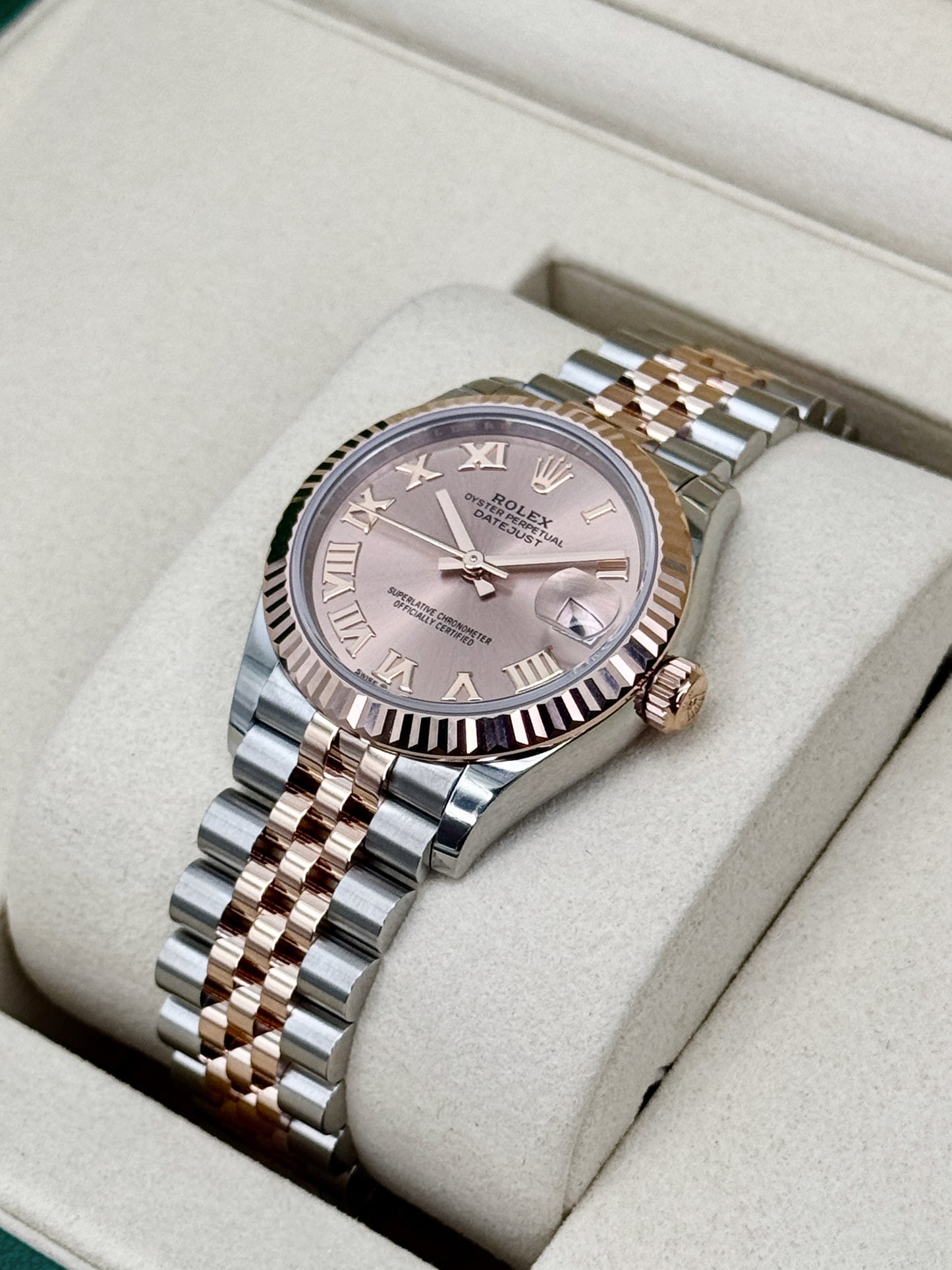 NEW 2026 Rolex Ladies Datejust 31mm 278271 Two-Tone Jubilee Pink Dial