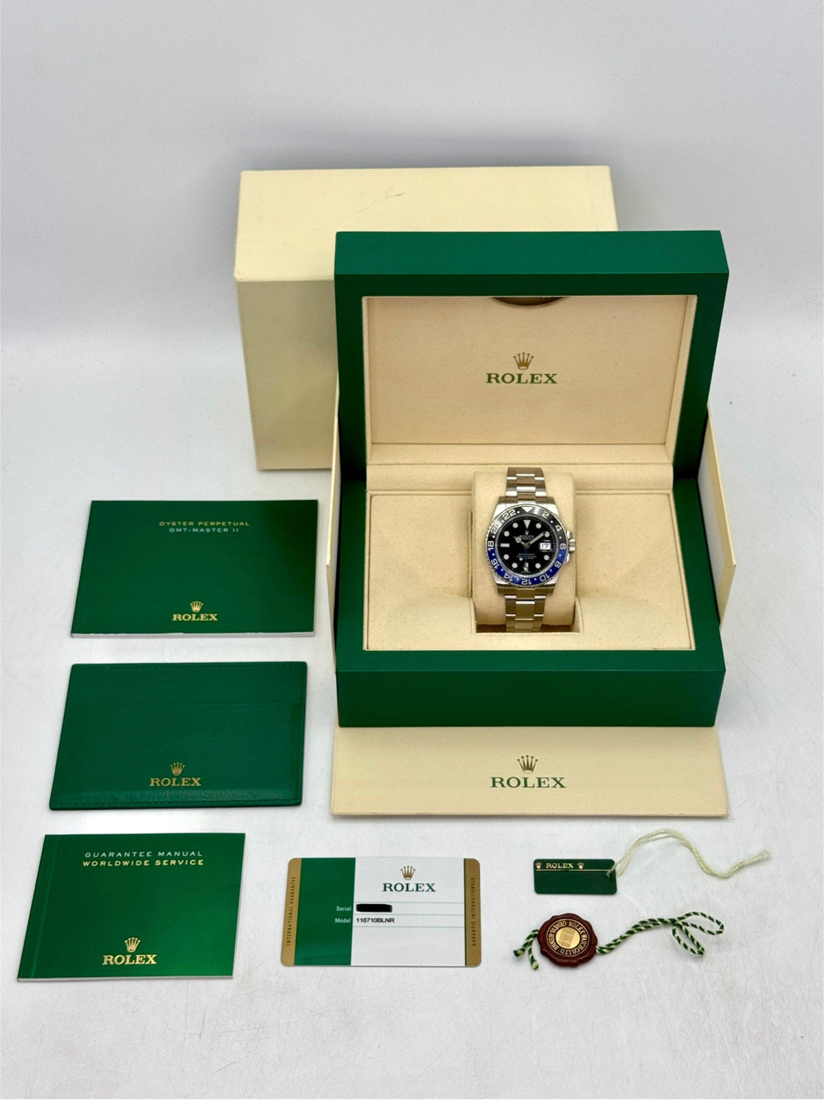 2014 Rolex GMT-Master II Batman 40mm 116710BLNR Oyster