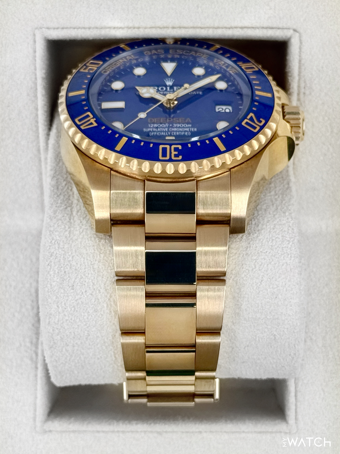 2025 Rolex Deepsea 44mm 136668LB Yellow Gold Blue Dial - MyWatchLLC