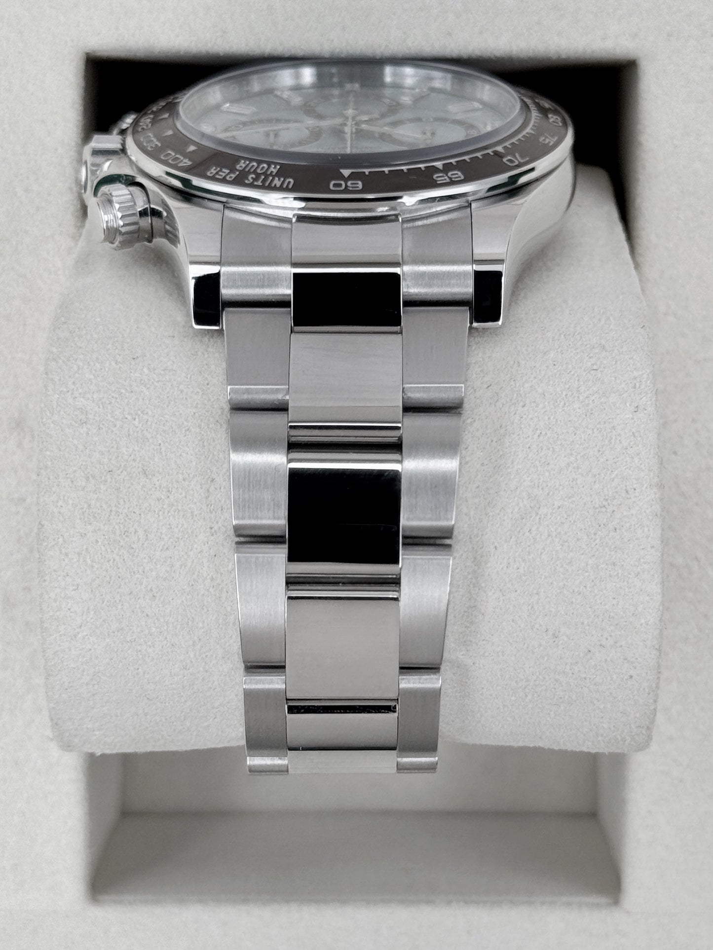 NEW 2025 Rolex Daytona 40mm 126506 Platinum Ice-Blue Diamond Baguette Dial