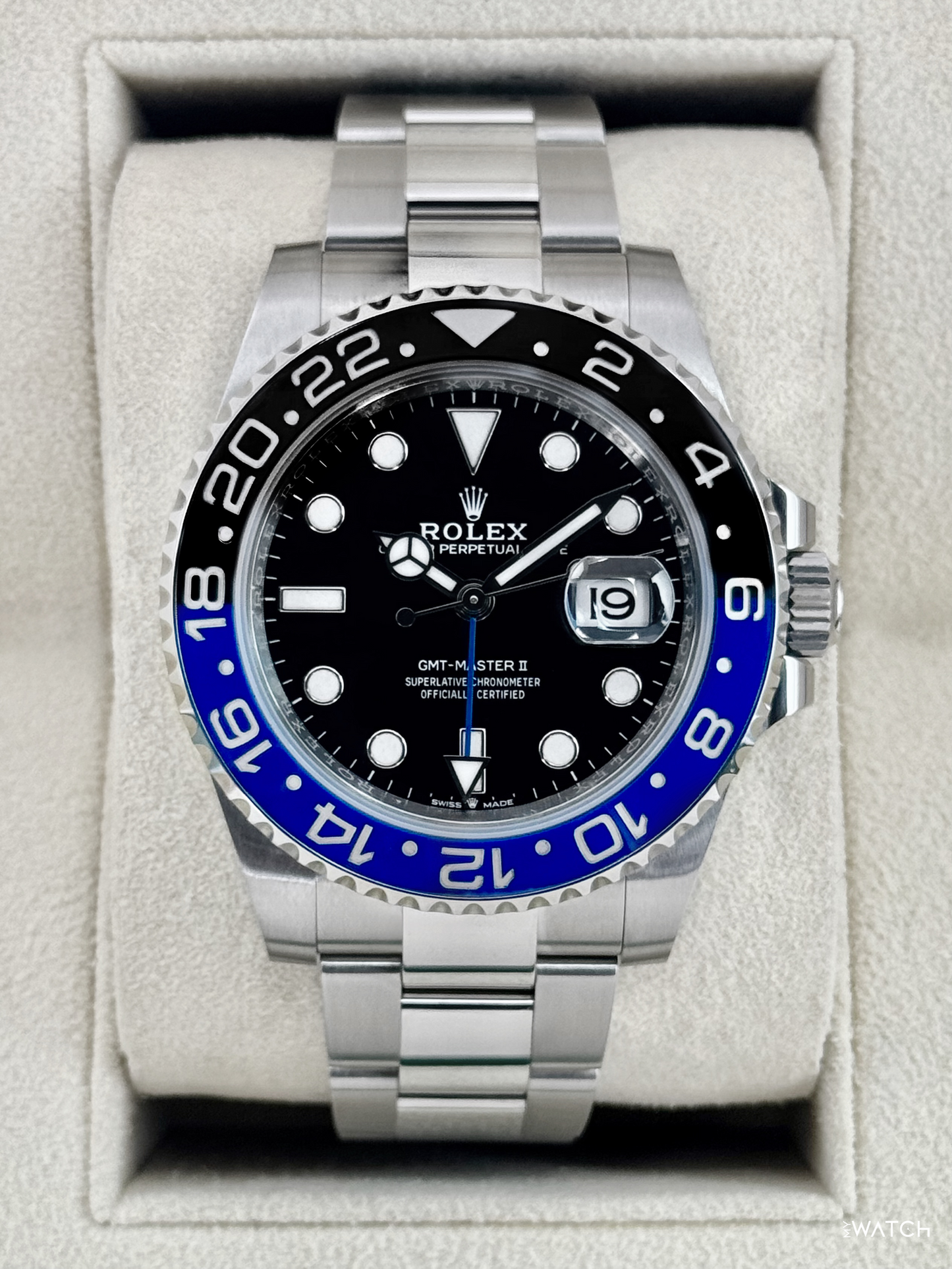 2022 Rolex GMT-Master II "Batman" 40mm 126710BLNR Oyster - MyWatchLLC