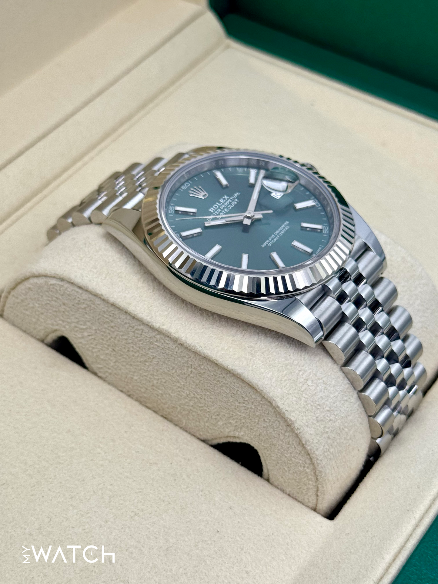 2025 Rolex Datejust 41mm 126334 Jubilee Green Dial