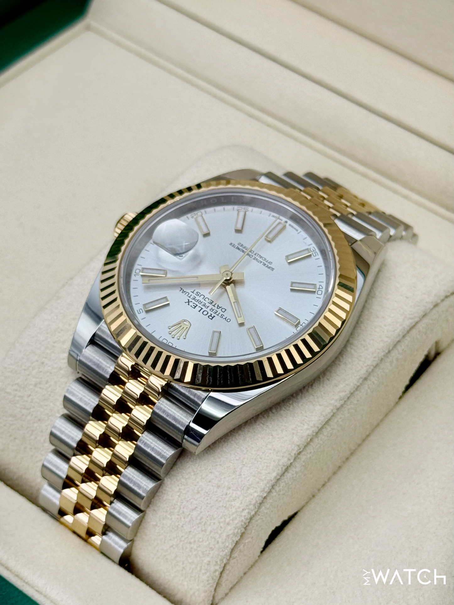 NEW 2025 Rolex Datejust 41mm 126333 Two-Tone Jubilee Silver Dial - STICKERED