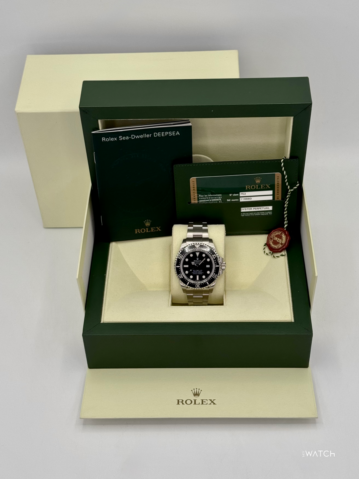 2010 Rolex Deepsea 44mm 116660 Stainless Steel Black Dial