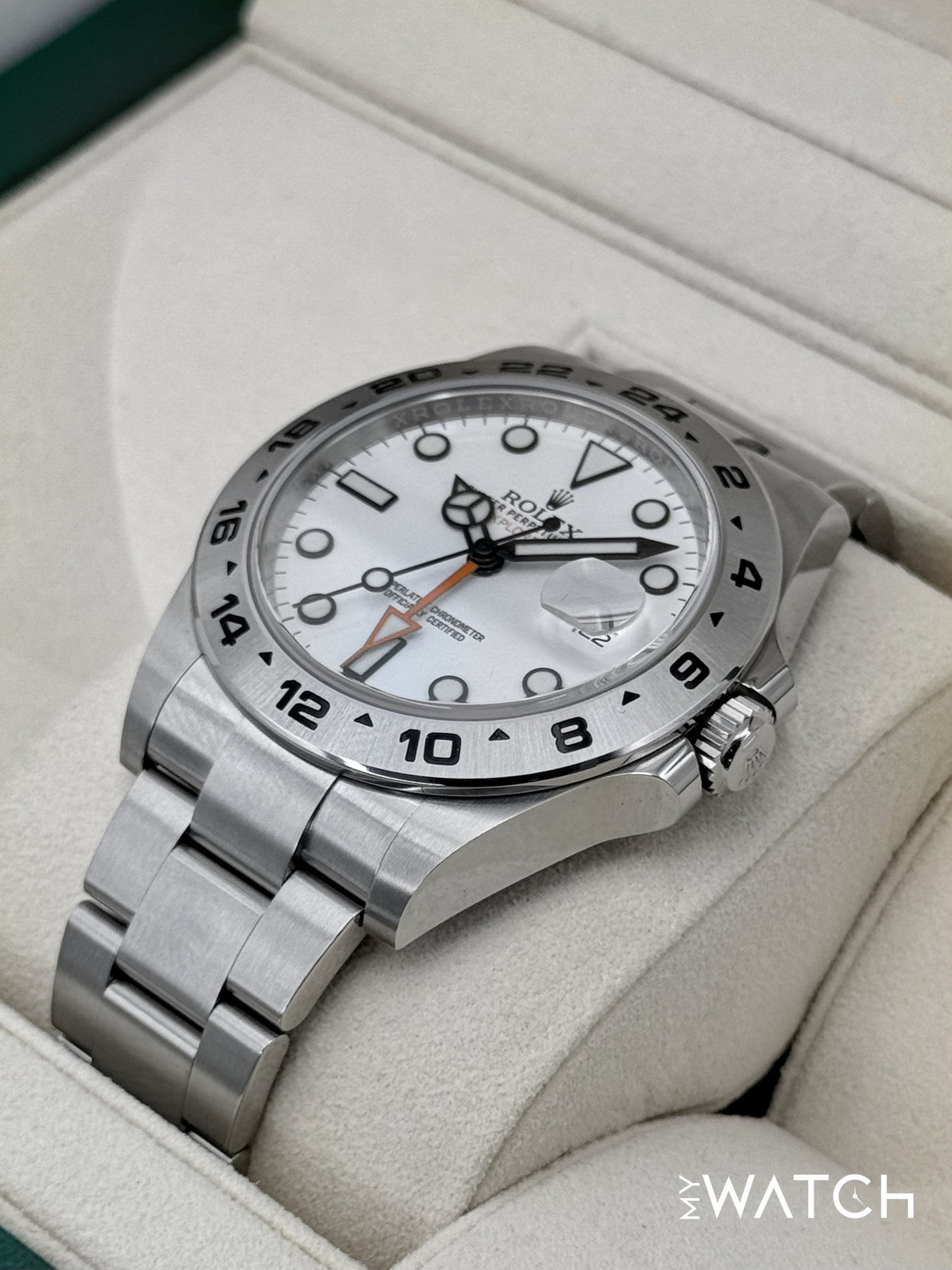 2020 Rolex Explorer II 42mm 216570 Polar White Dial