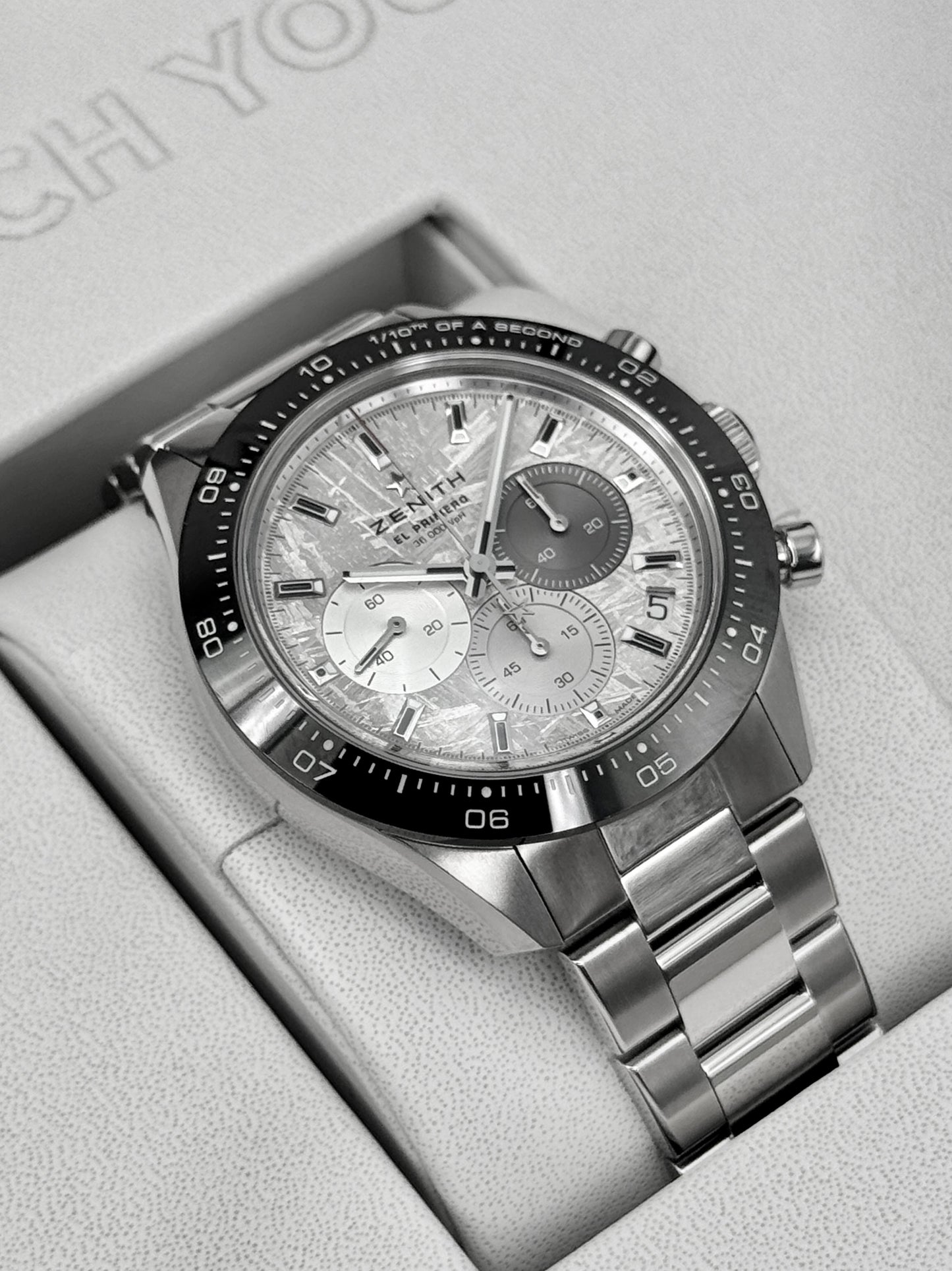 2026 Zenith Sport 41mm 03.3120.3600/76.M3100 Stainless Steel Meteorite Dial