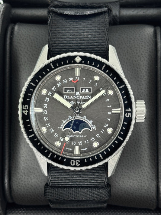 2021 Blancpain Fifty Fathoms Bathyscaphe 43mm 5054-1110-B52A Black Dial