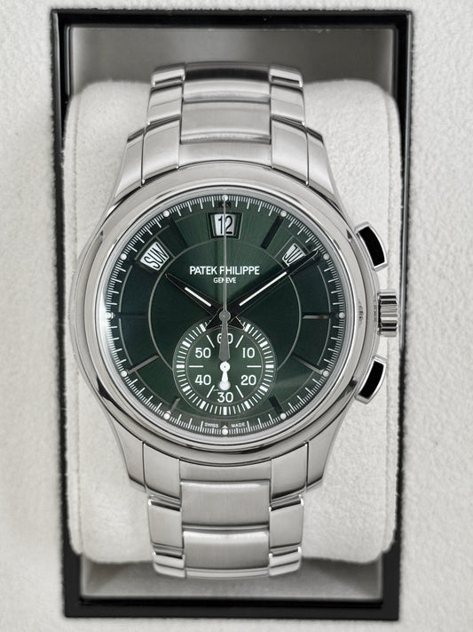 2022 Patek Philippe Flyback Chronograph Annual Calendar 5905/1A Olive Green Dial