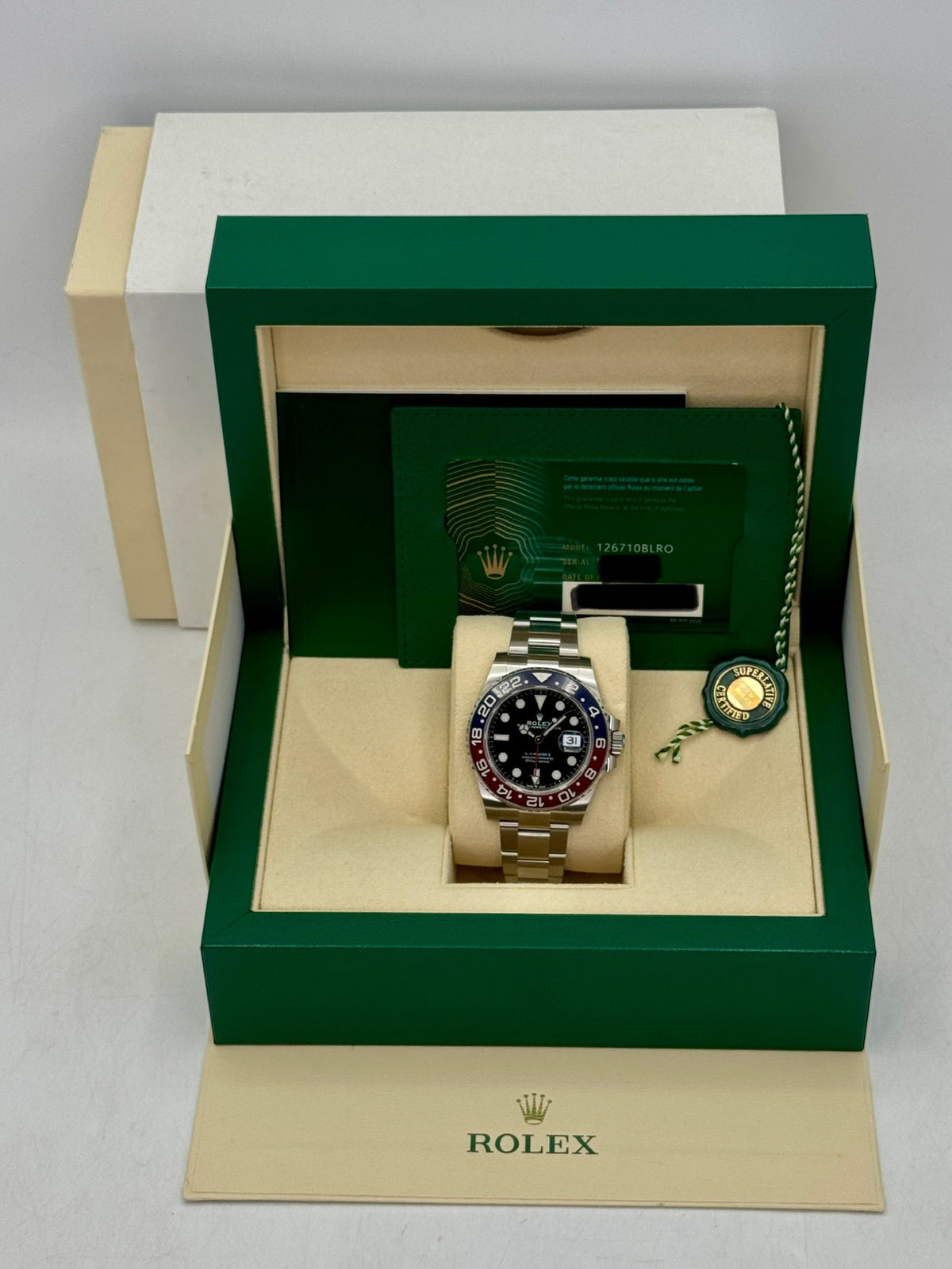 2022 Rolex GMT-Master II Pepsi 40mm 126710BLRO Oyster