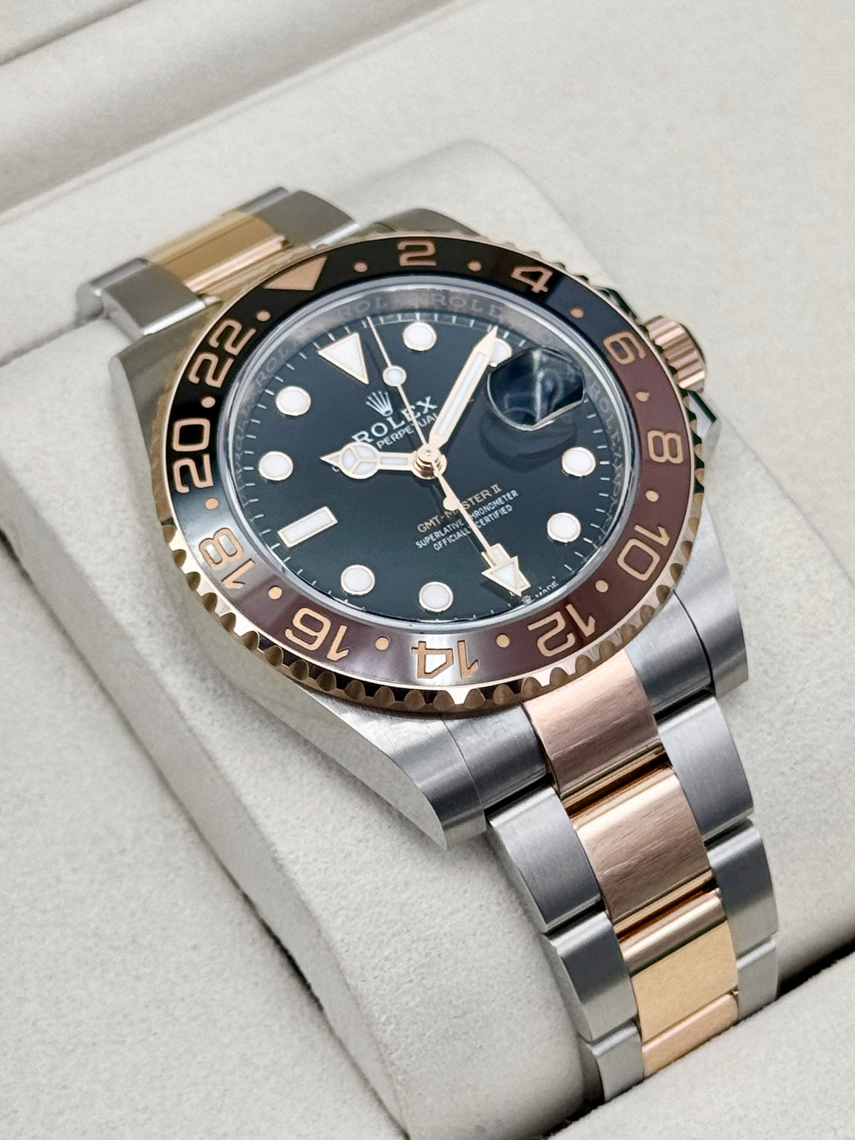 2025 Rolex GMT-Master II Rootbeer 40mm 126711CHNR Two-Tone