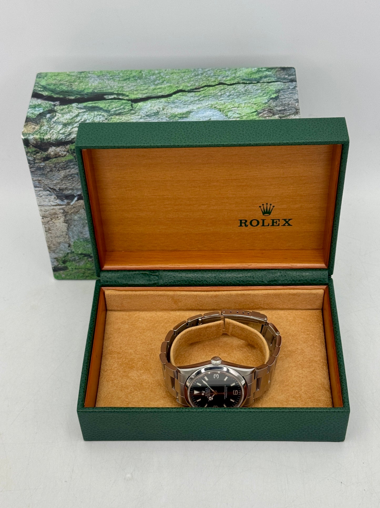 1999 Rolex Explorer 39mm 14270 Stainless Steel Black Dial