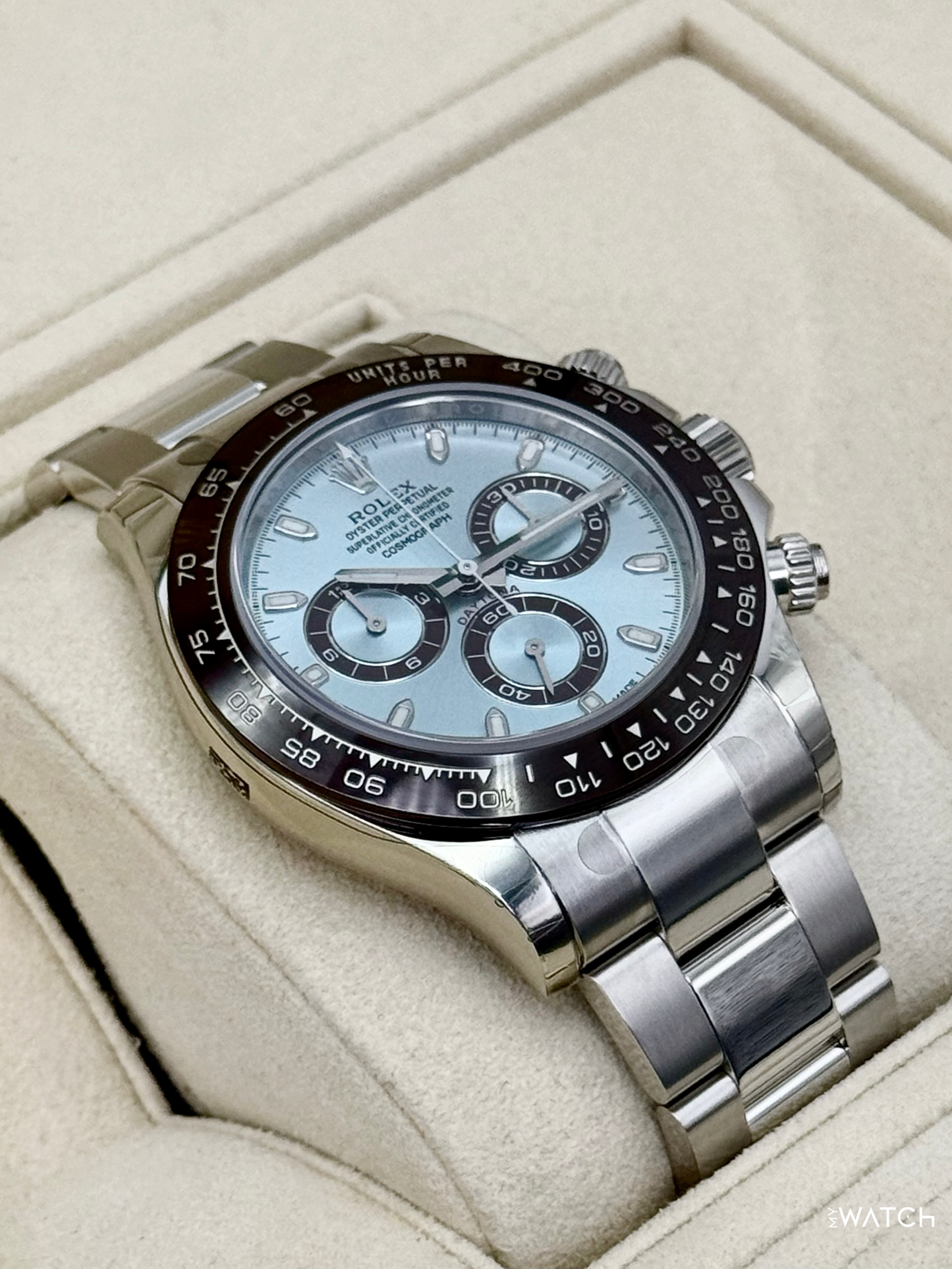 NEW 2016 Rolex Daytona 40mm 116506 Platinum Ice Blue Dial (STICKERED)